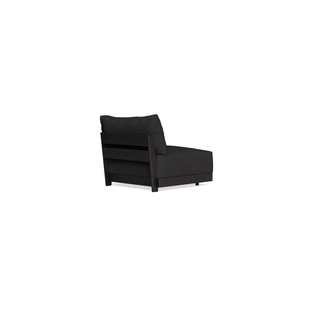 Modular Bondi Black Corner Chair in Peppercorn | Classic Blend