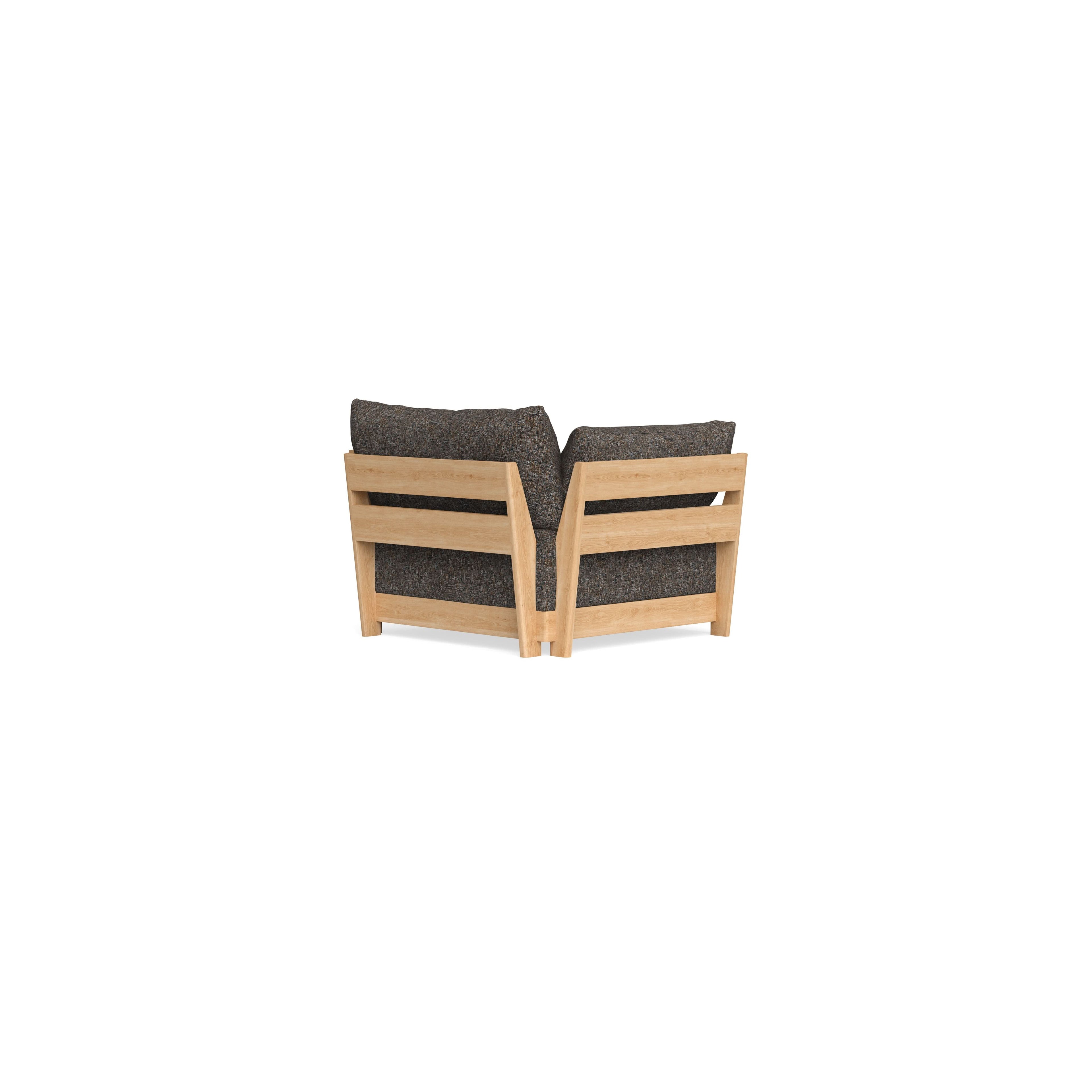 Modular Bondi Latte Armchair in Eclipse | Memory Foam Blend