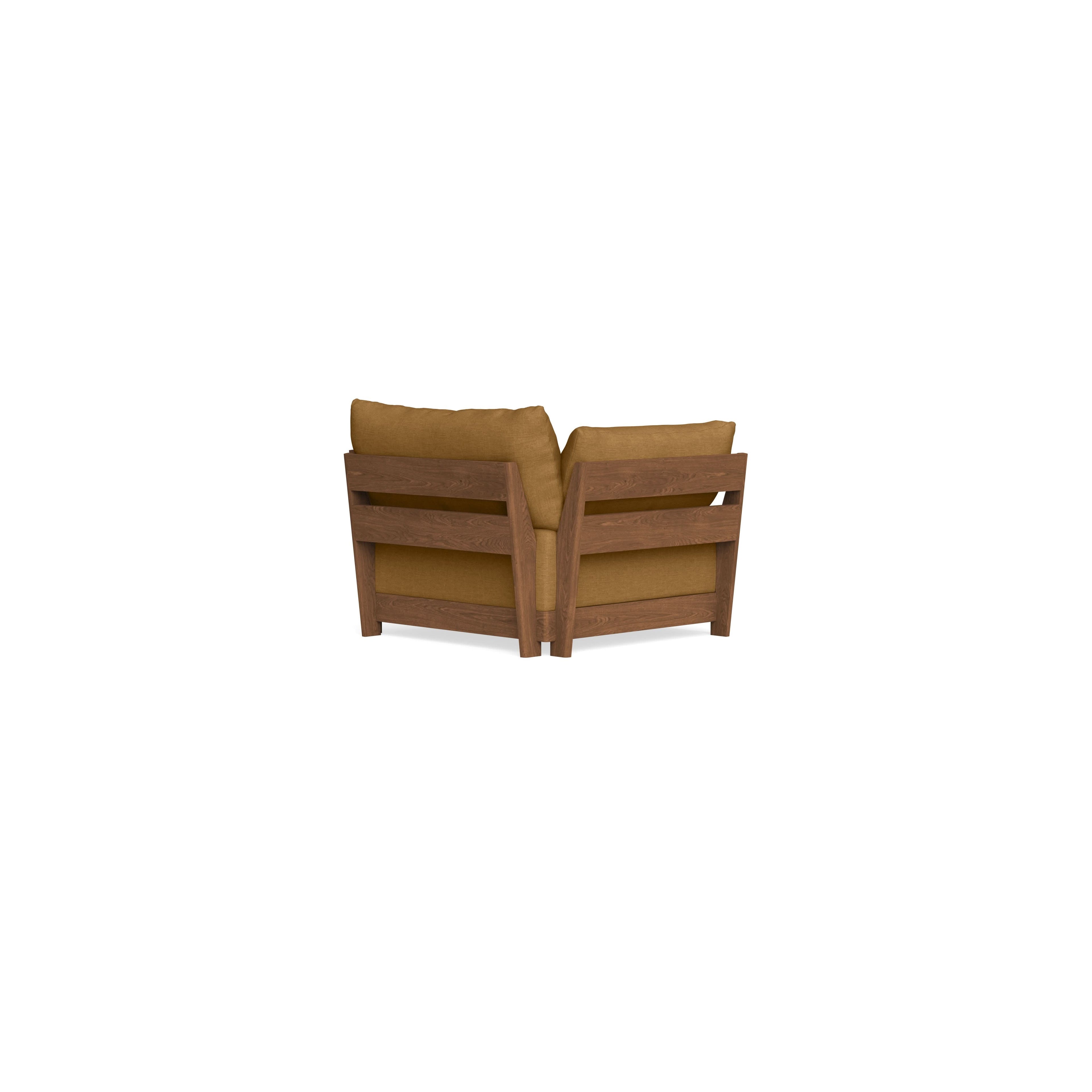 Modular Bondi Espresso Armchair in Dijon | Memory Foam Blend