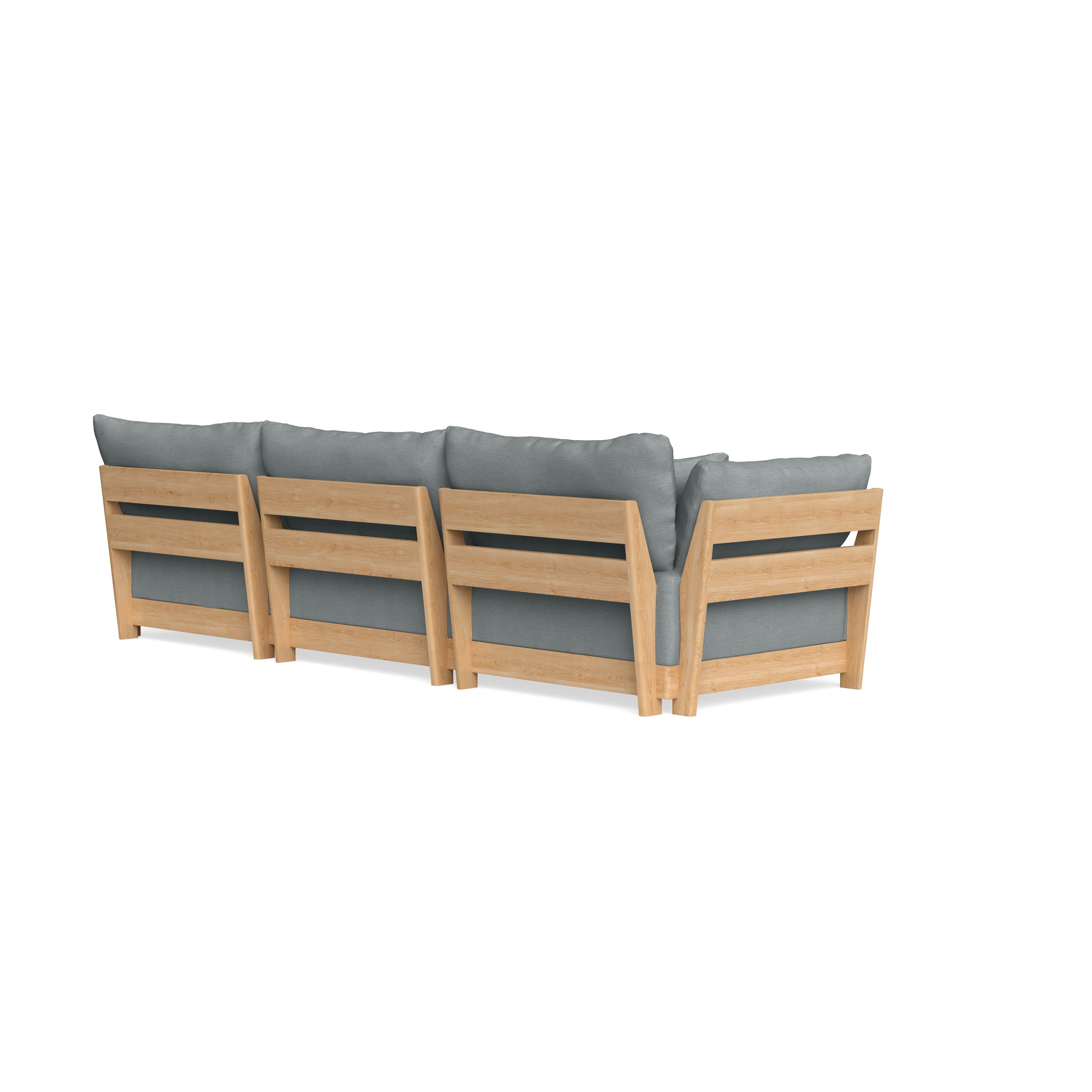 Slipcover Only - Modular Bondi 3-Seater Sofa in Light Steel