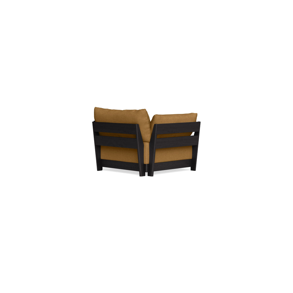 Modular Bondi Black Armchair in Dijon | Memory Foam Blend