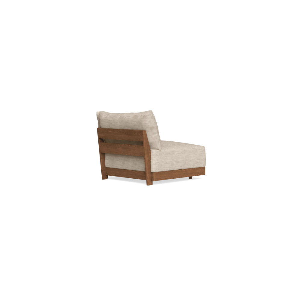Modular Bondi Espresso Corner Chair in Wheat | Classic Blend