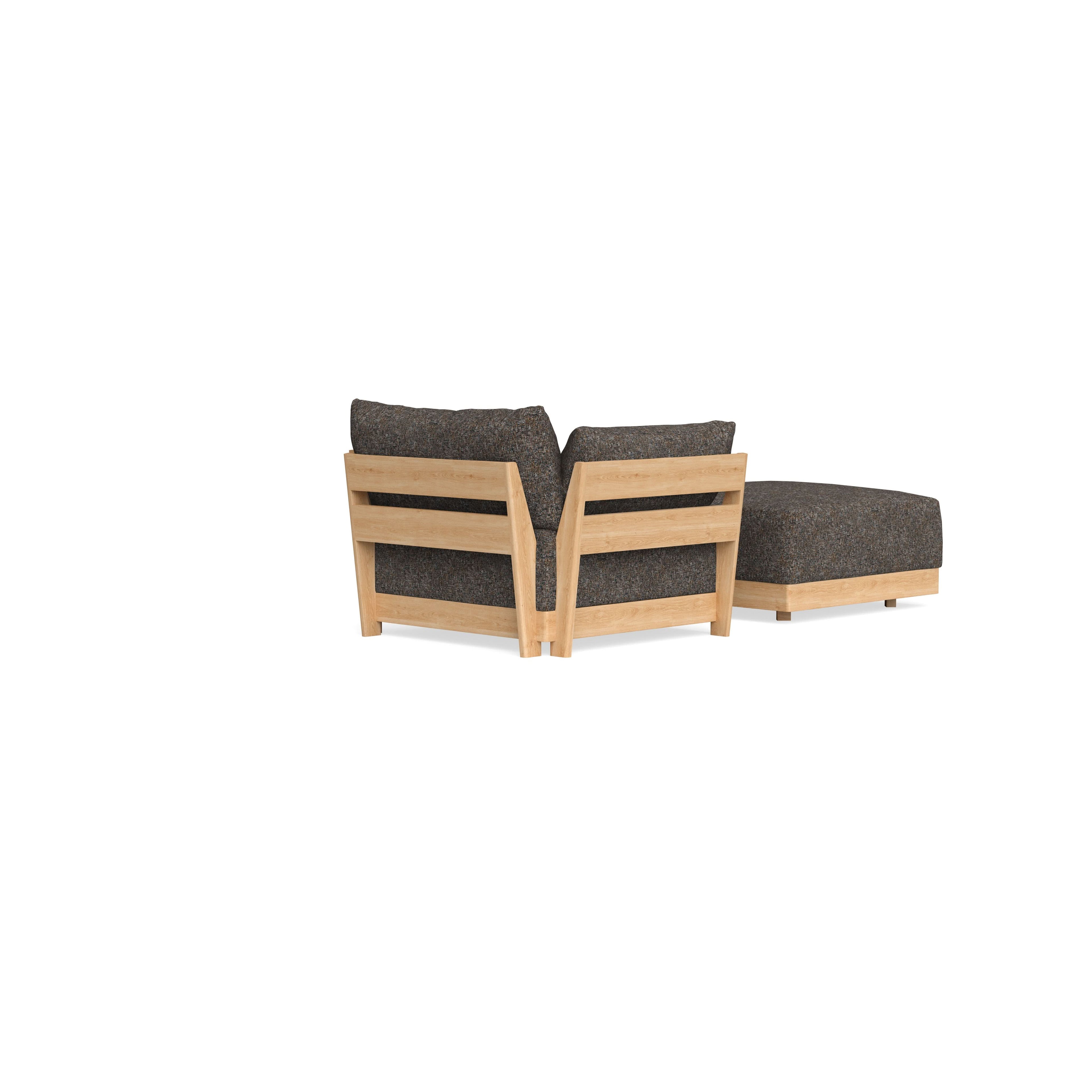 Slipcover Only - Modular Bondi Armchair + Ottoman in Eclipse