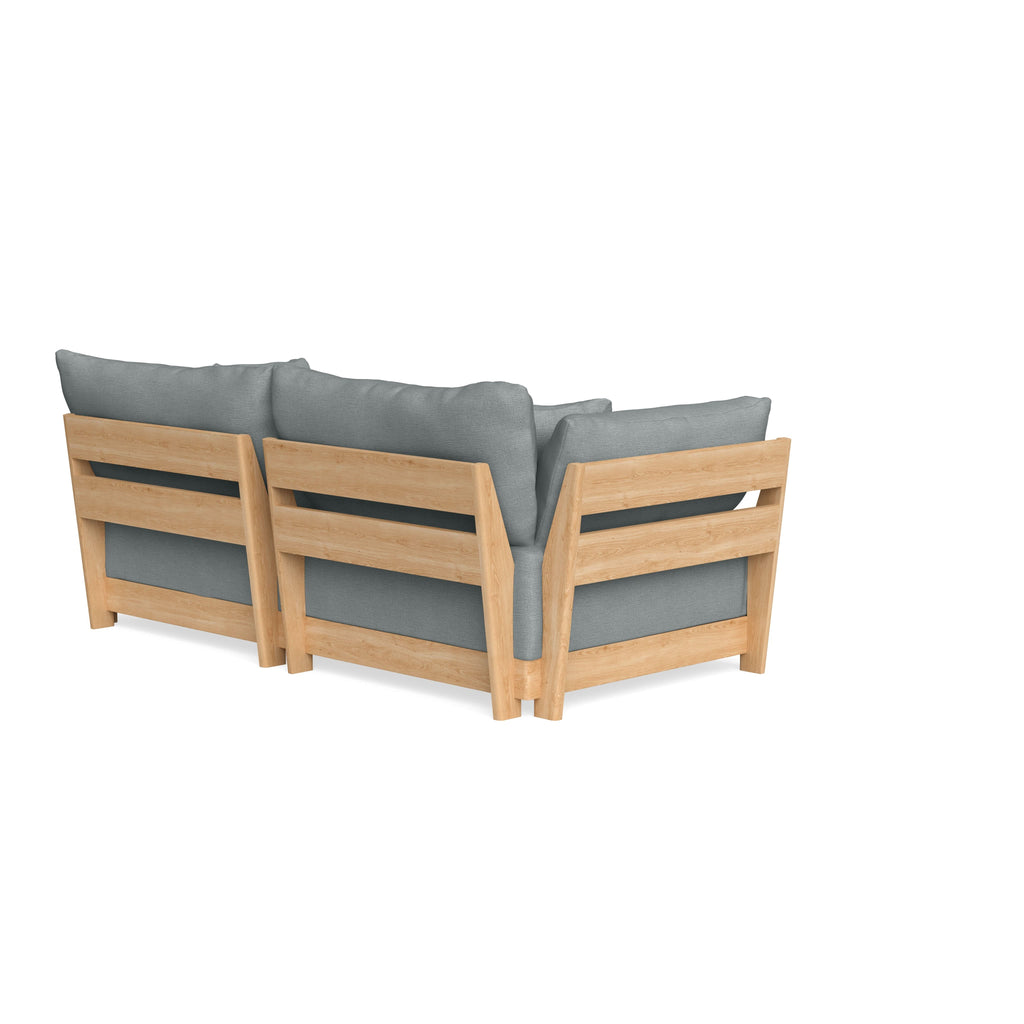 Slipcover Only - Modular Bondi 2-Seater Sofa in Light Steel