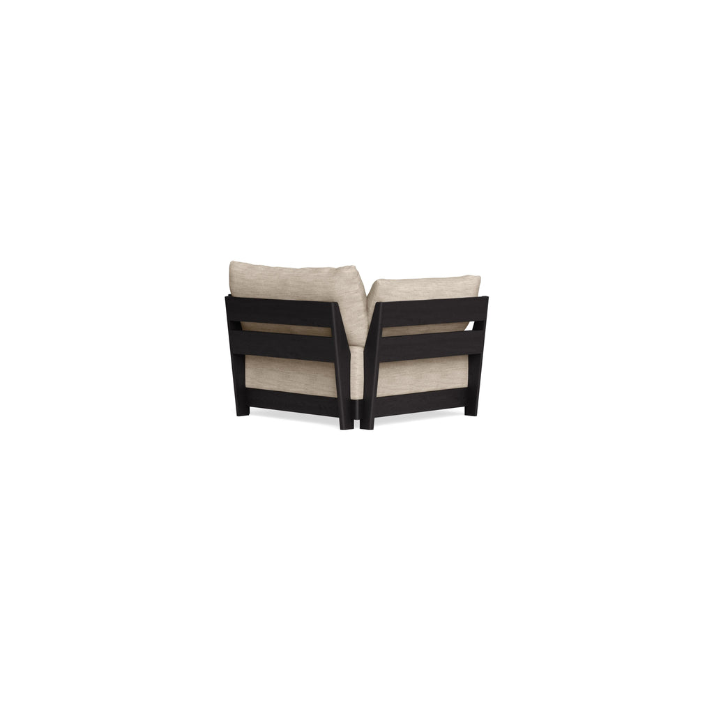 Modular Bondi Black Armchair in Wheat | Classic Blend