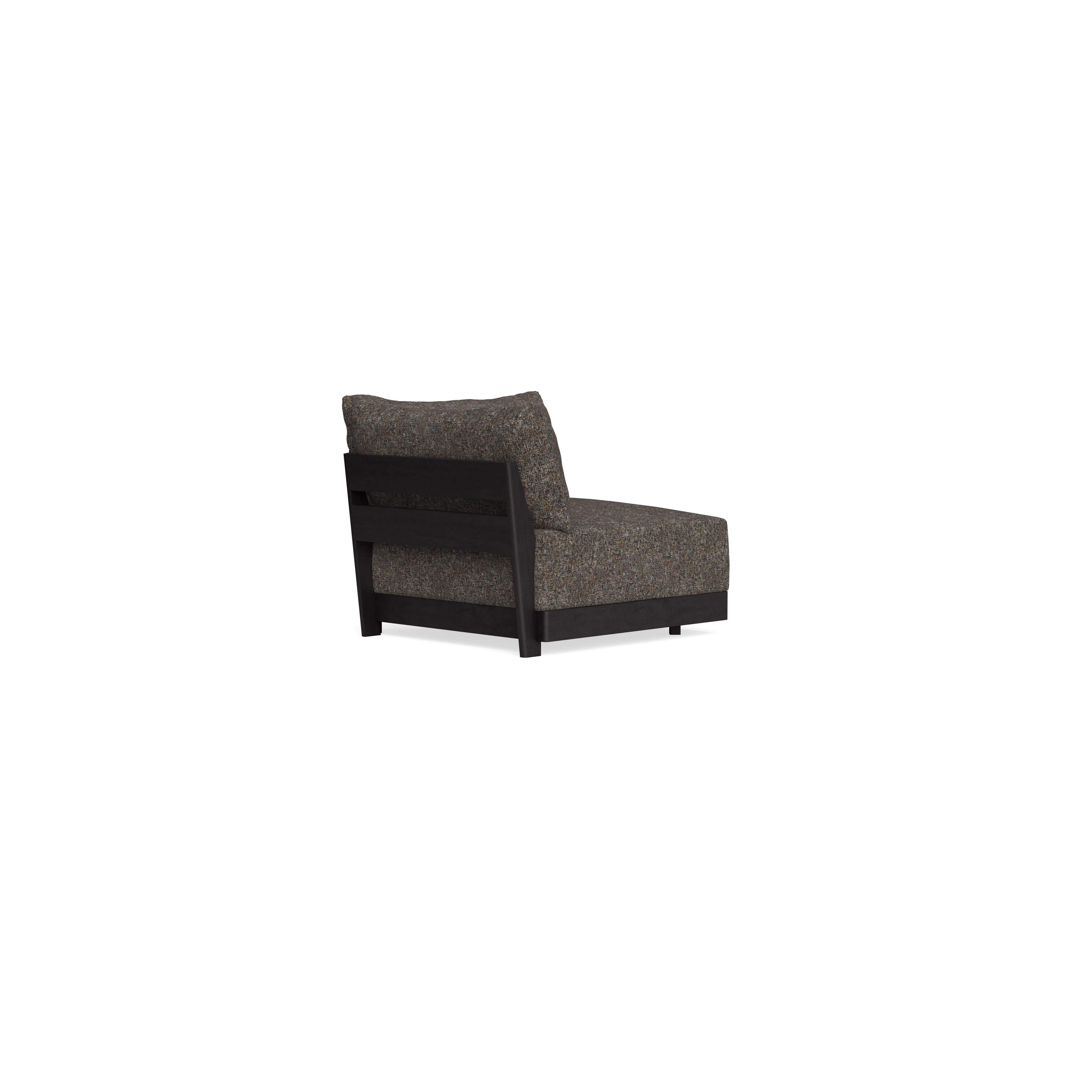 Modular Bondi Black Corner Chair in Eclipse | Classic Blend
