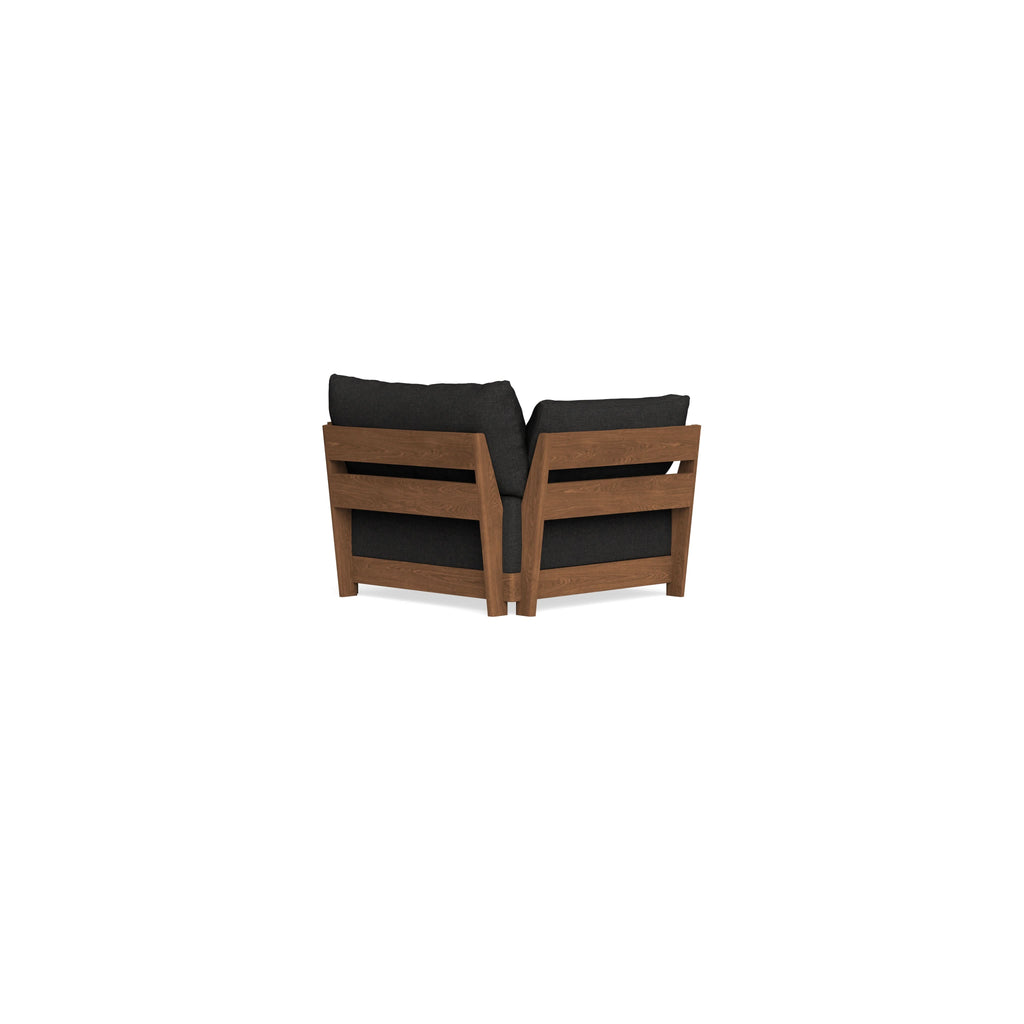 Modular Bondi Espresso Armchair in Peppercorn | Classic Blend