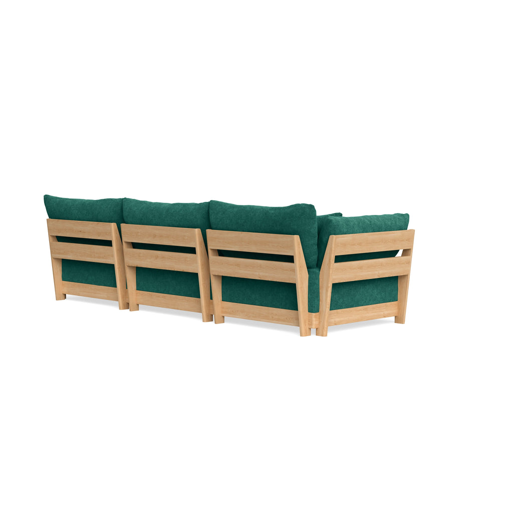 Slipcover Only - Modular Bondi 3-Seater Sofa in Jade Green