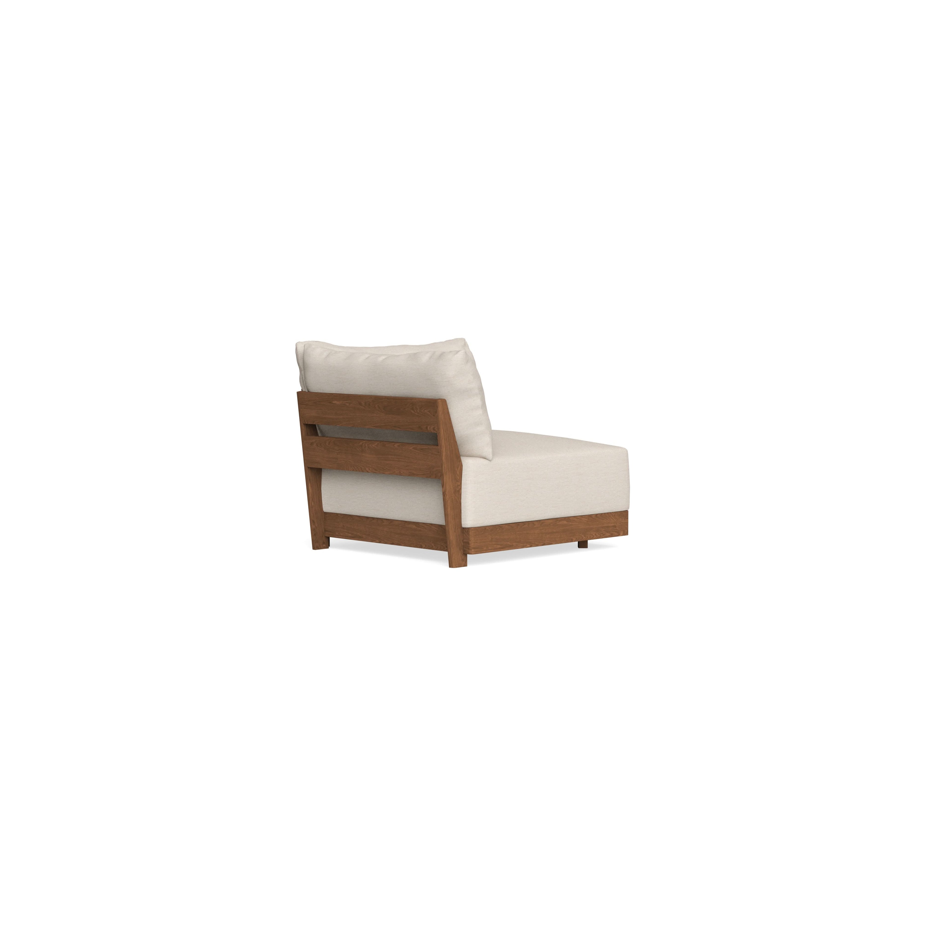 Modular Bondi Espresso Corner Chair in Seashell | Classic Blend