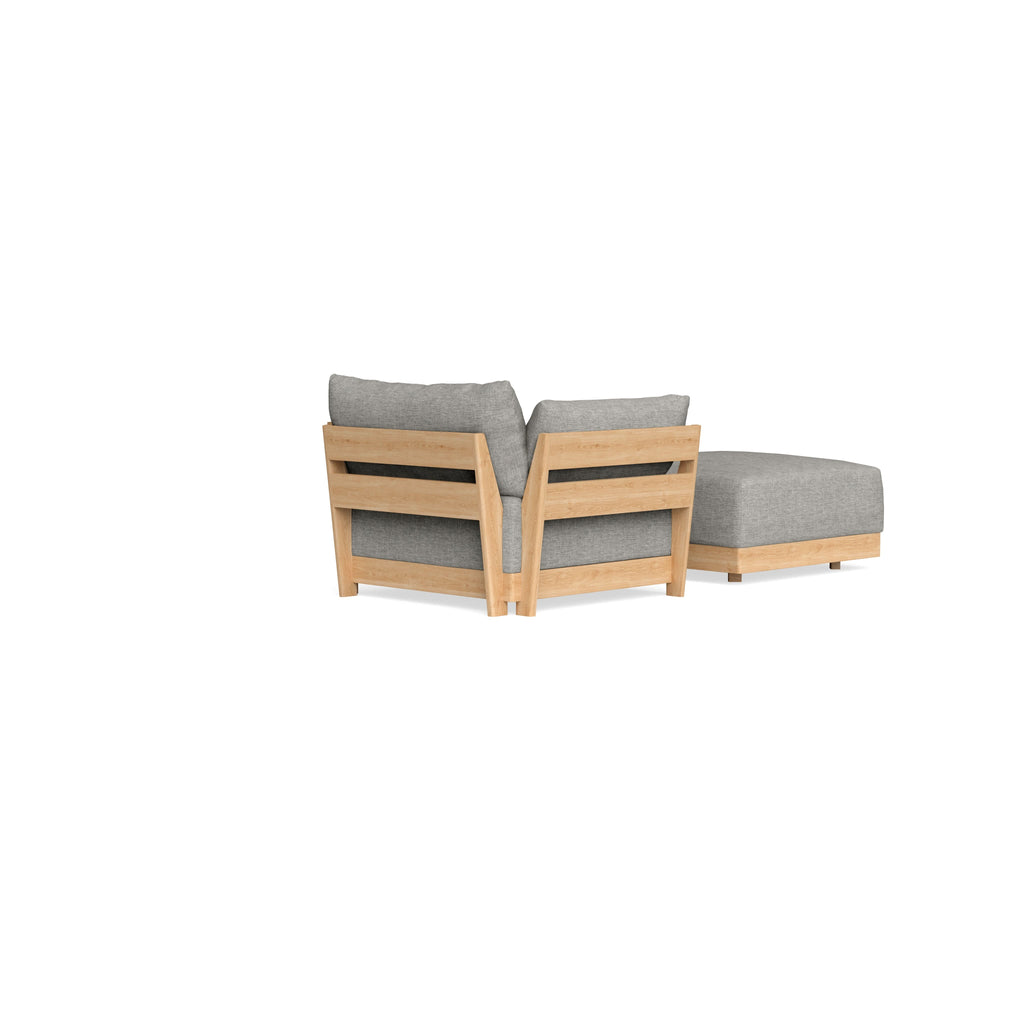 Slipcover Only - Modular Bondi Armchair + Ottoman in Fog