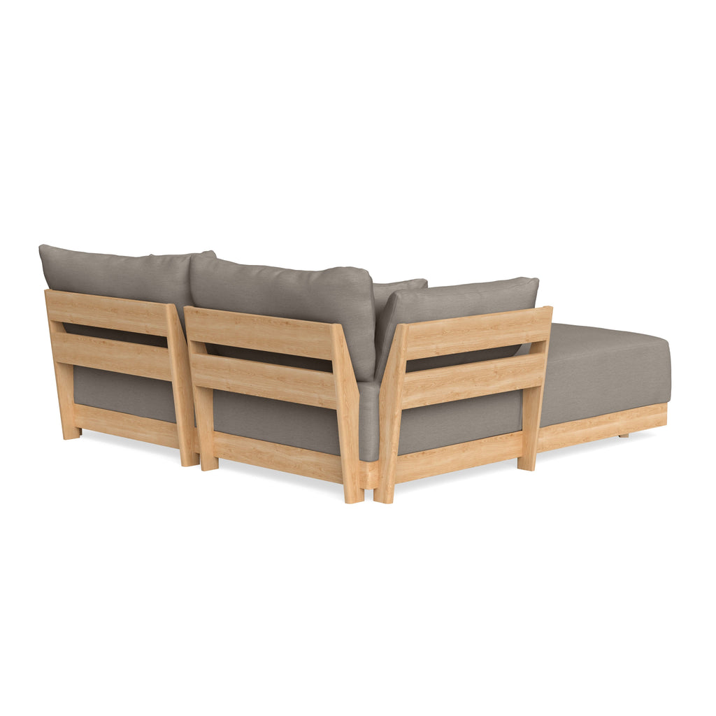 Slipcover Only - Modular Bondi 2-Seater Sectional in Cinder Gray
