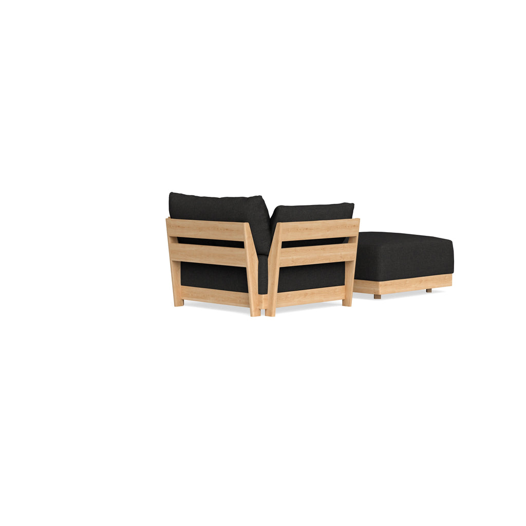 Slipcover Only - Modular Bondi Armchair + Ottoman in Peppercorn