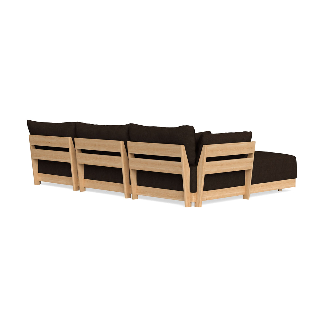 Slipcover Only - Modular Bondi 3-Seater U-Sectional in Espresso