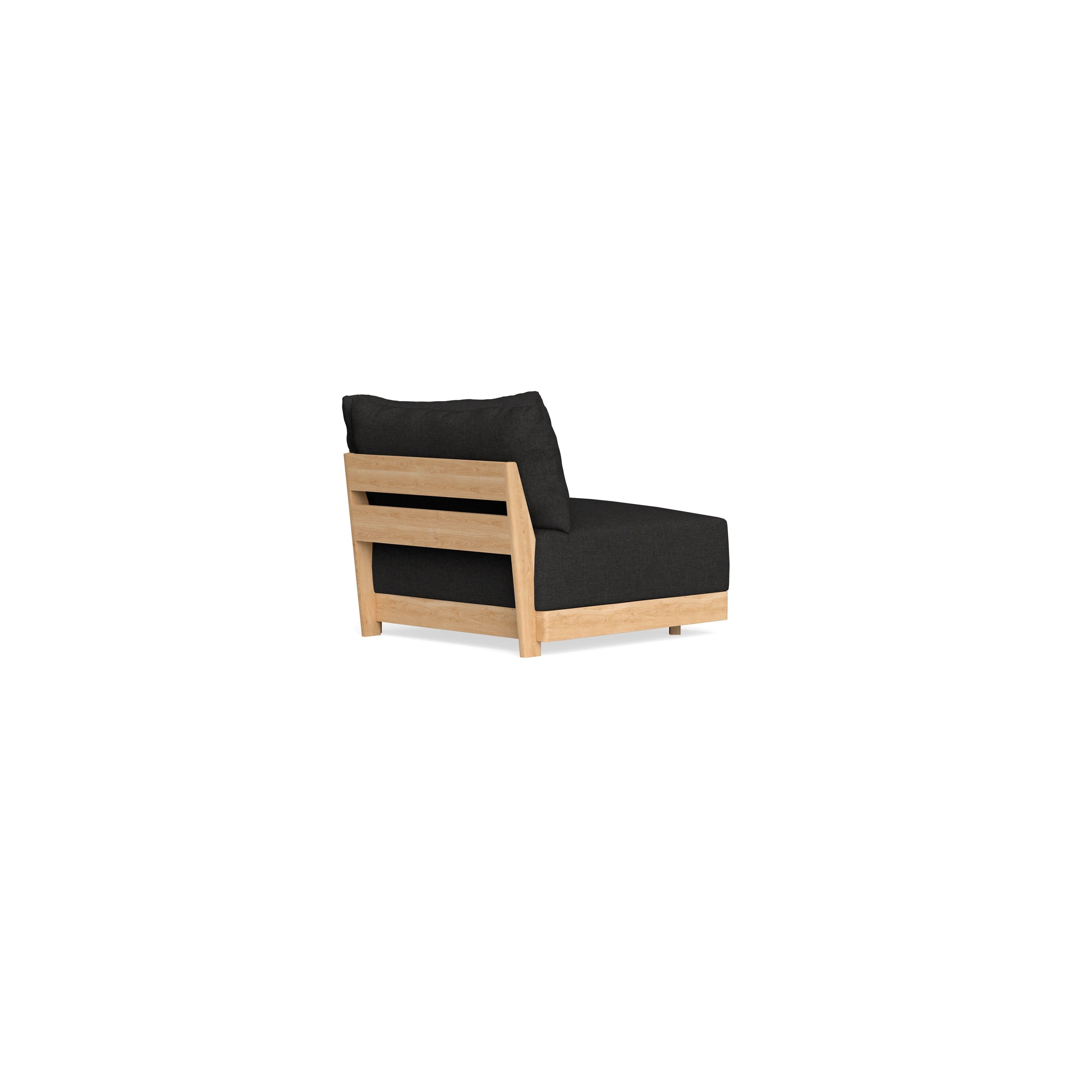 Modular Bondi Latte Corner Chair in Peppercorn | Memory Foam Blend