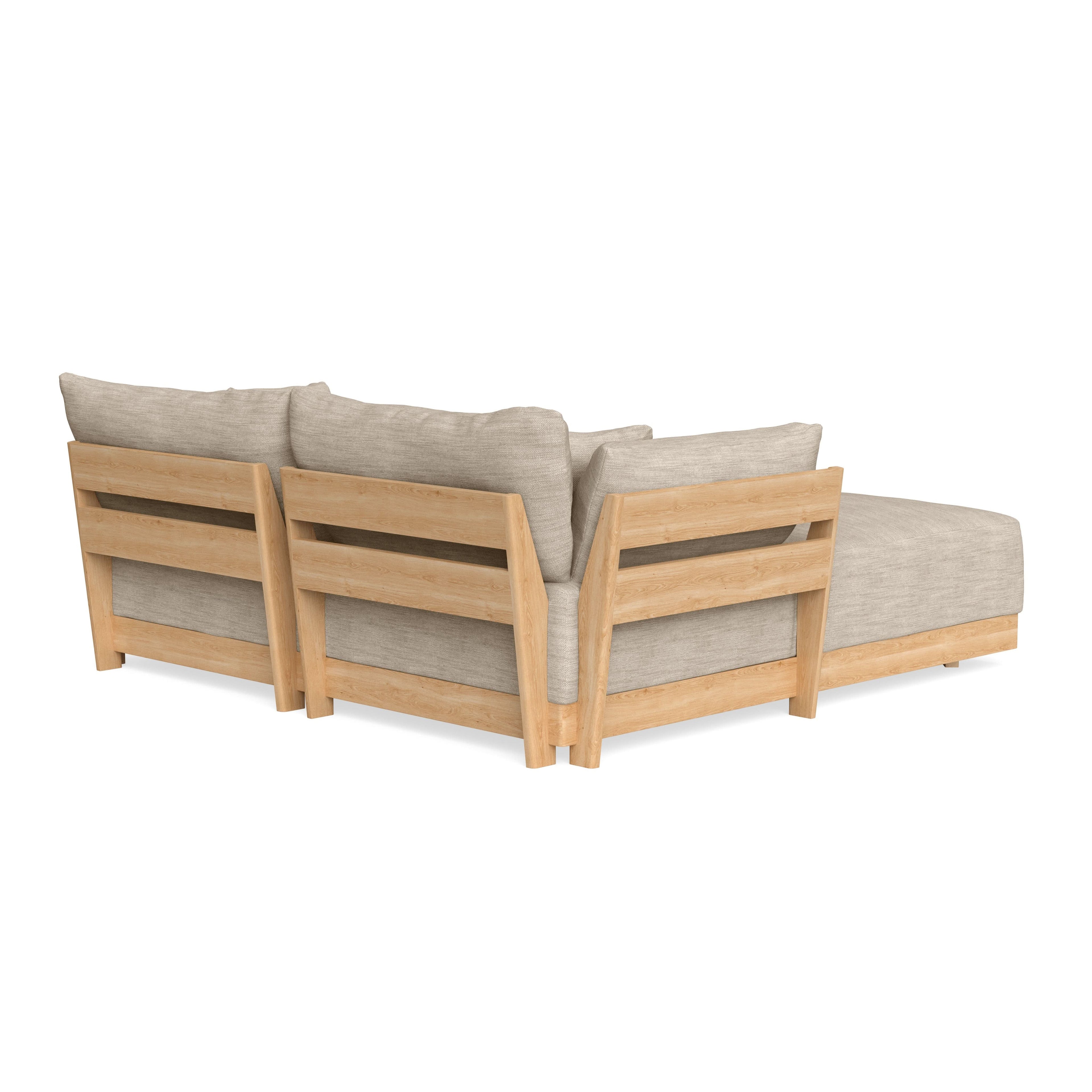 Slipcover Only - Modular Bondi 2-Seater Sectional in Wheat