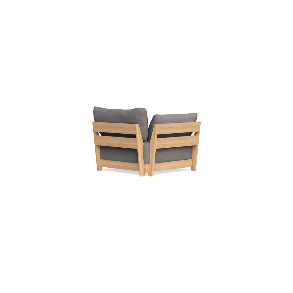 Modular Bondi Latte End Chair in Cement | Classic Blend
