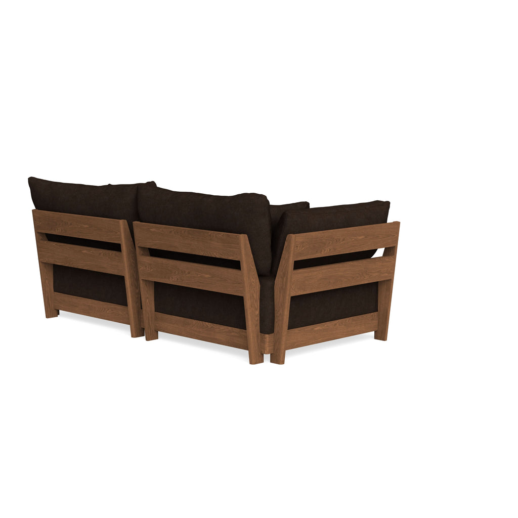 Modular Bondi Espresso 2-Seater Sofa in Espresso | Classic Blend