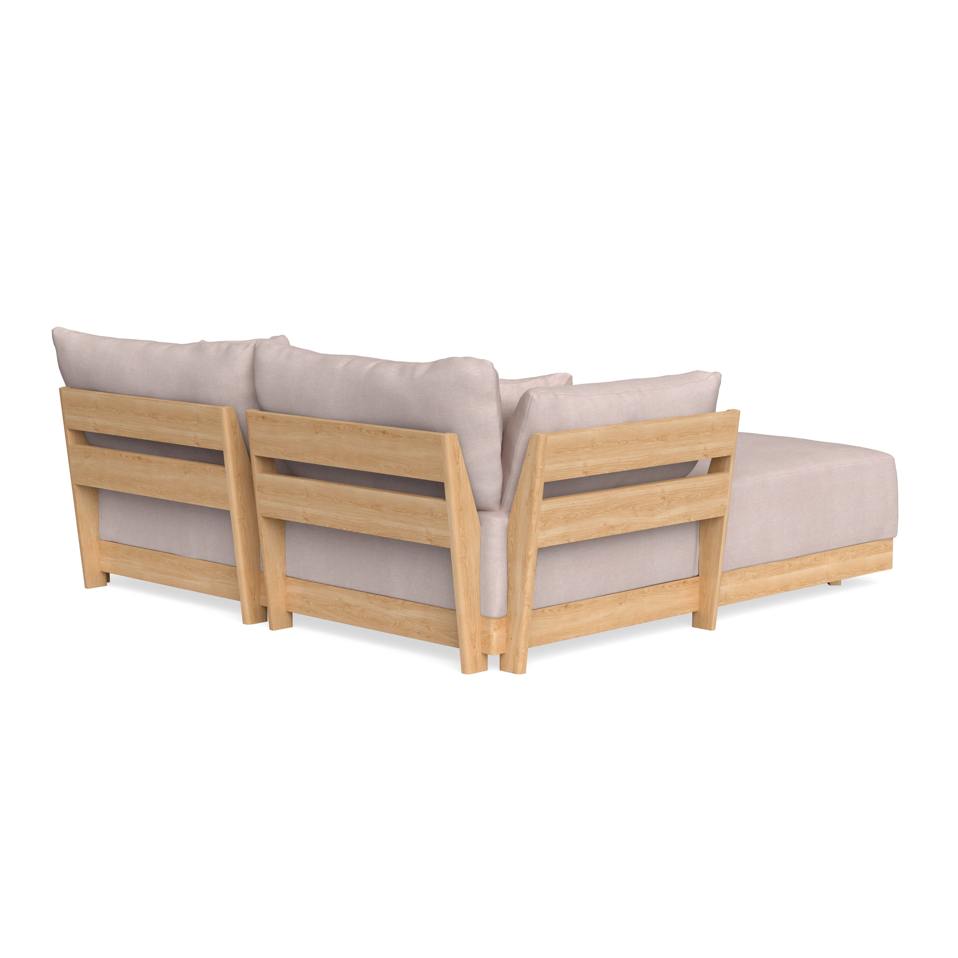 Slipcover Only - Modular Bondi 2-Seater Sectional in Blush