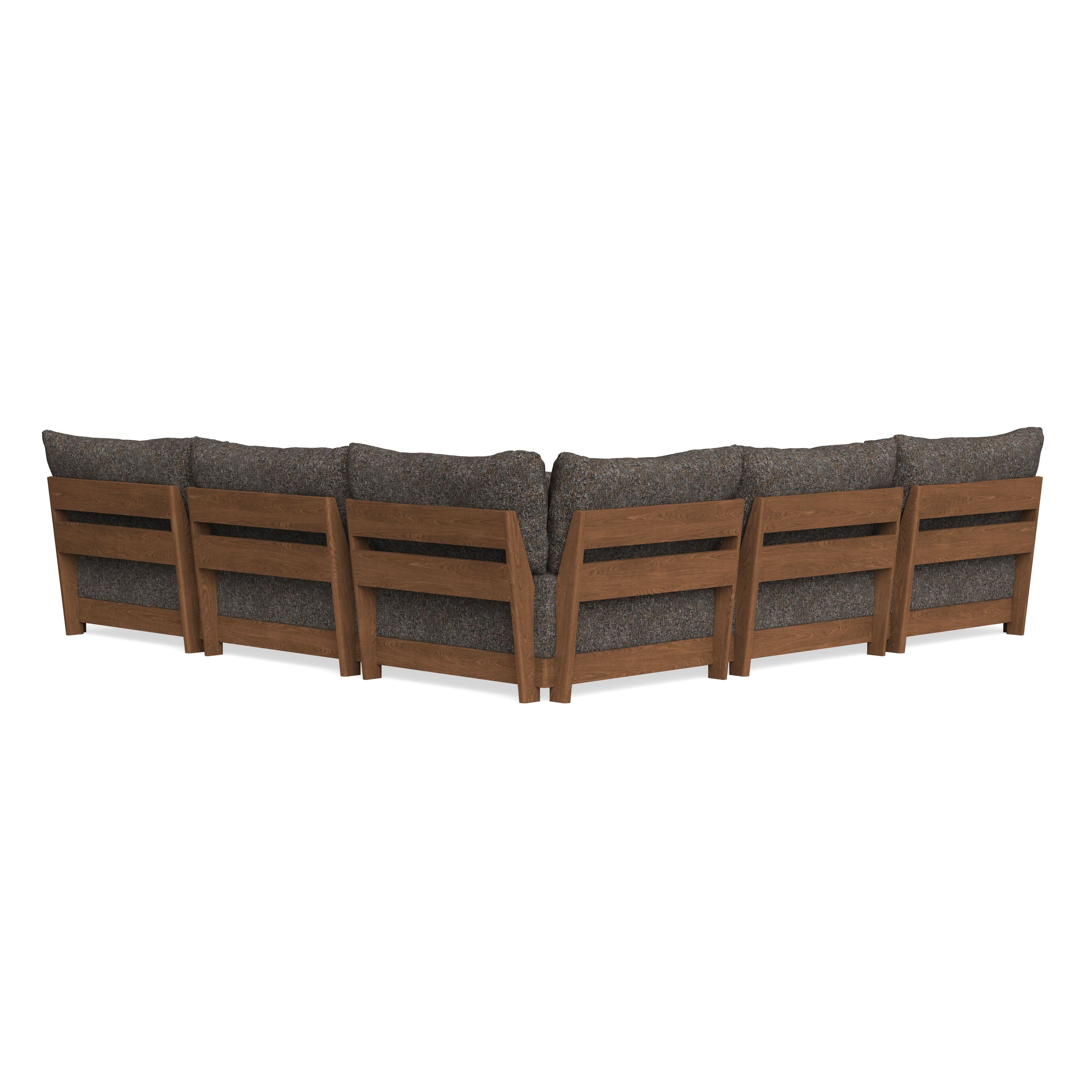 Modular Bondi Espresso 5-Seater Corner Sectional in Eclipse | Classic Blend