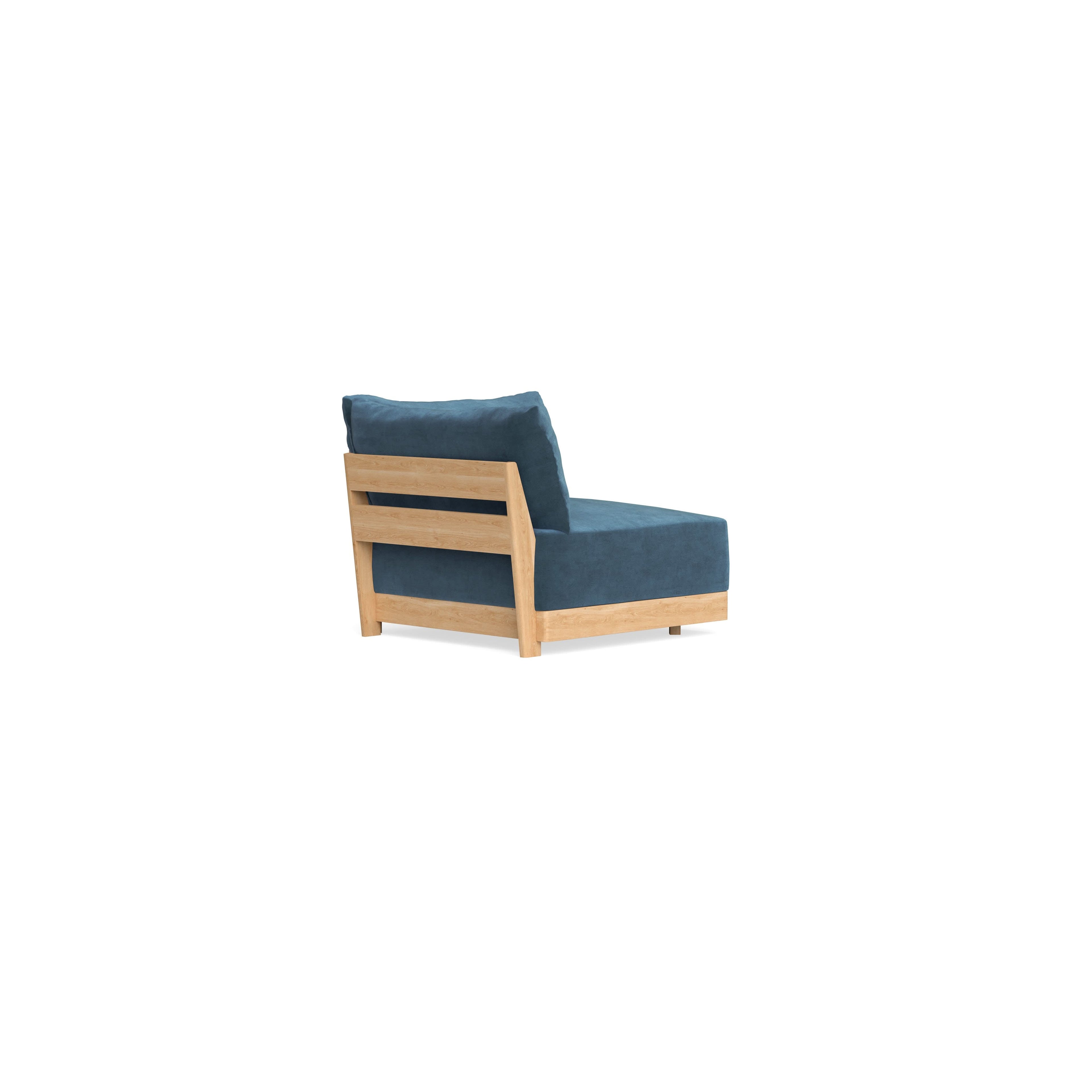 Slipcover Only - Modular Bondi Corner Chair in Oxford Blue