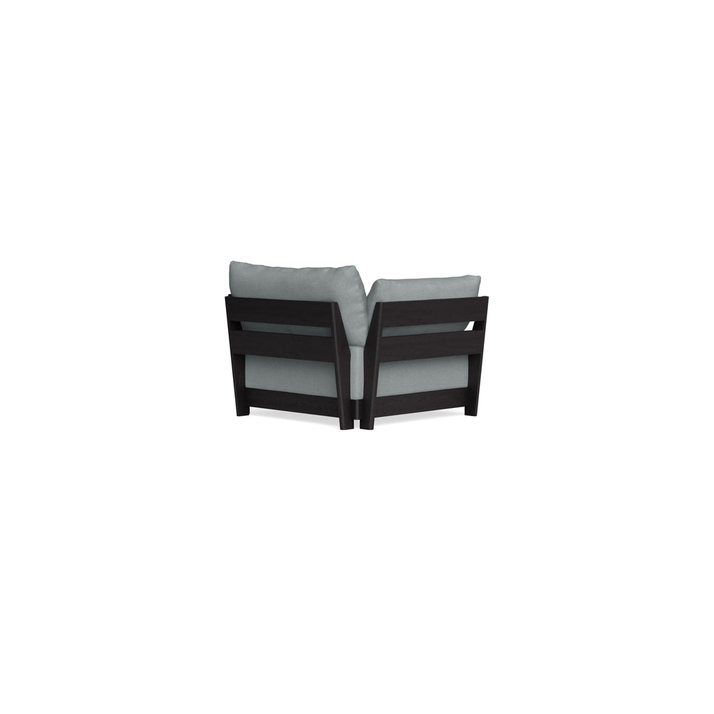 Modular Bondi Black Armchair in Light Steel | Classic Blend