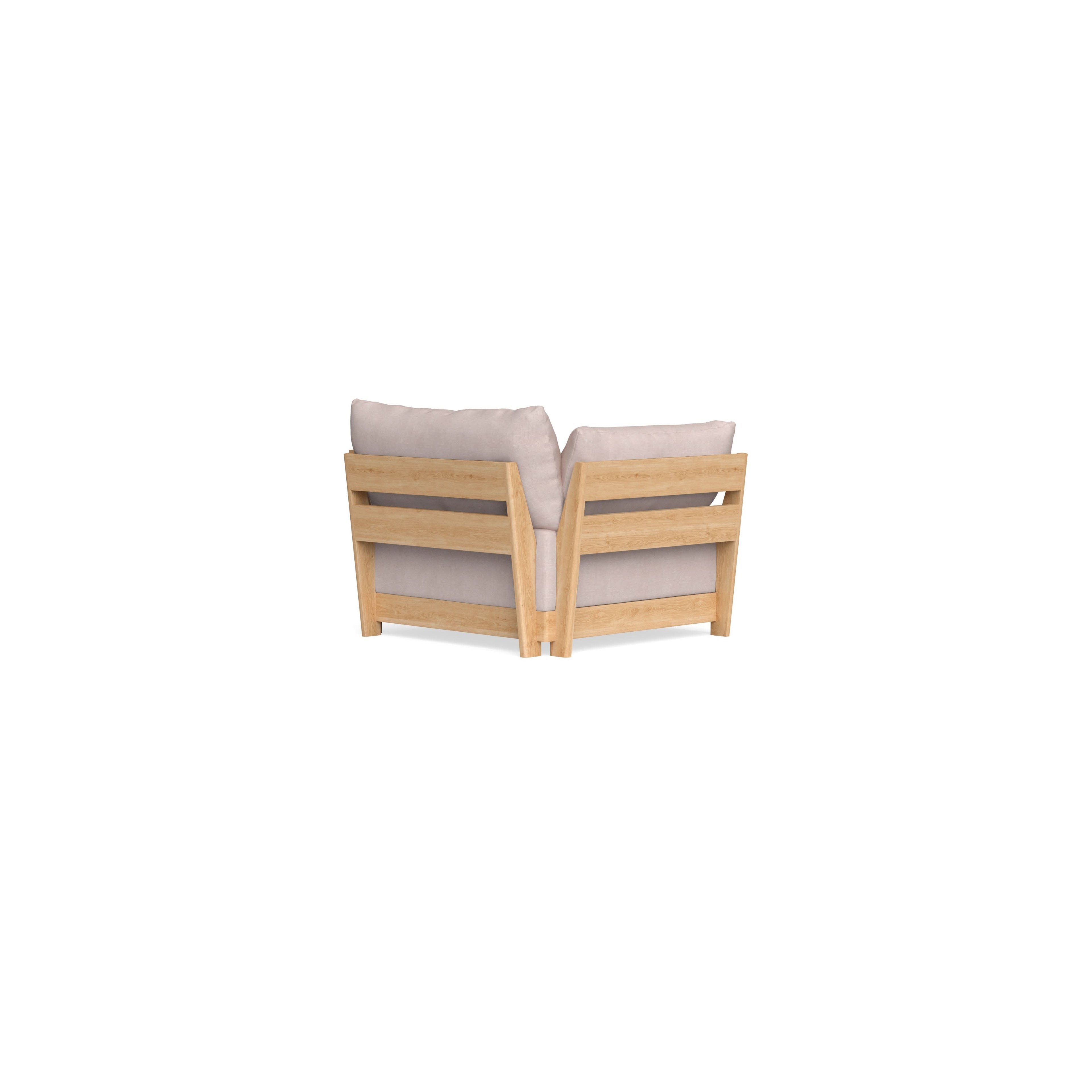 Modular Bondi Latte Armchair in Blush | Classic Blend