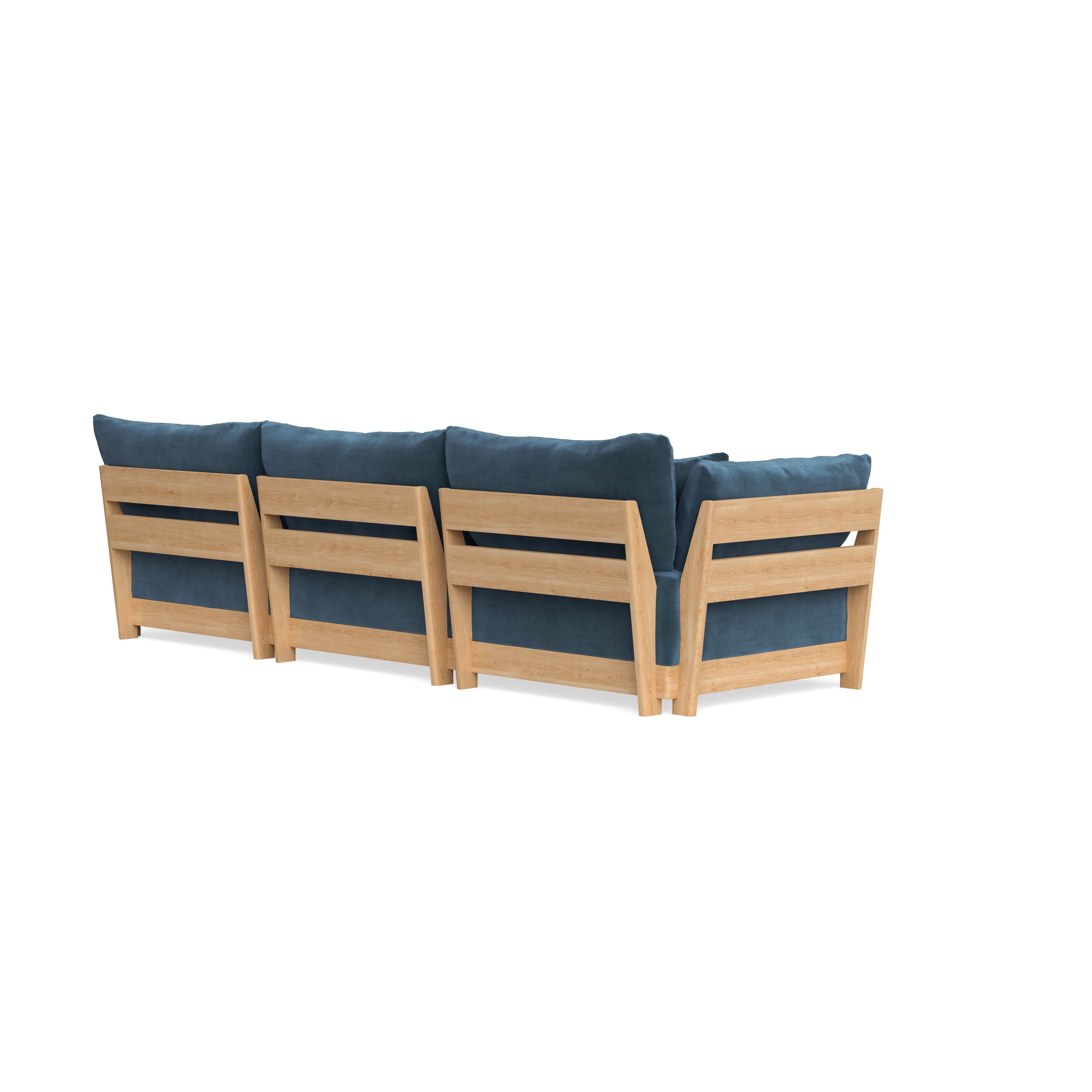 Slipcover Only - Modular Bondi 3-Seater Sofa in Oxford Blue