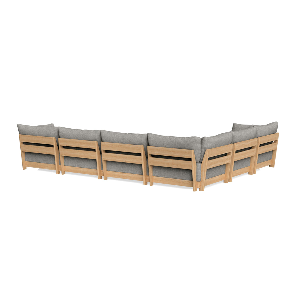 Slipcover Only - Modular Bondi 6-Seater Corner Sectional in Fog
