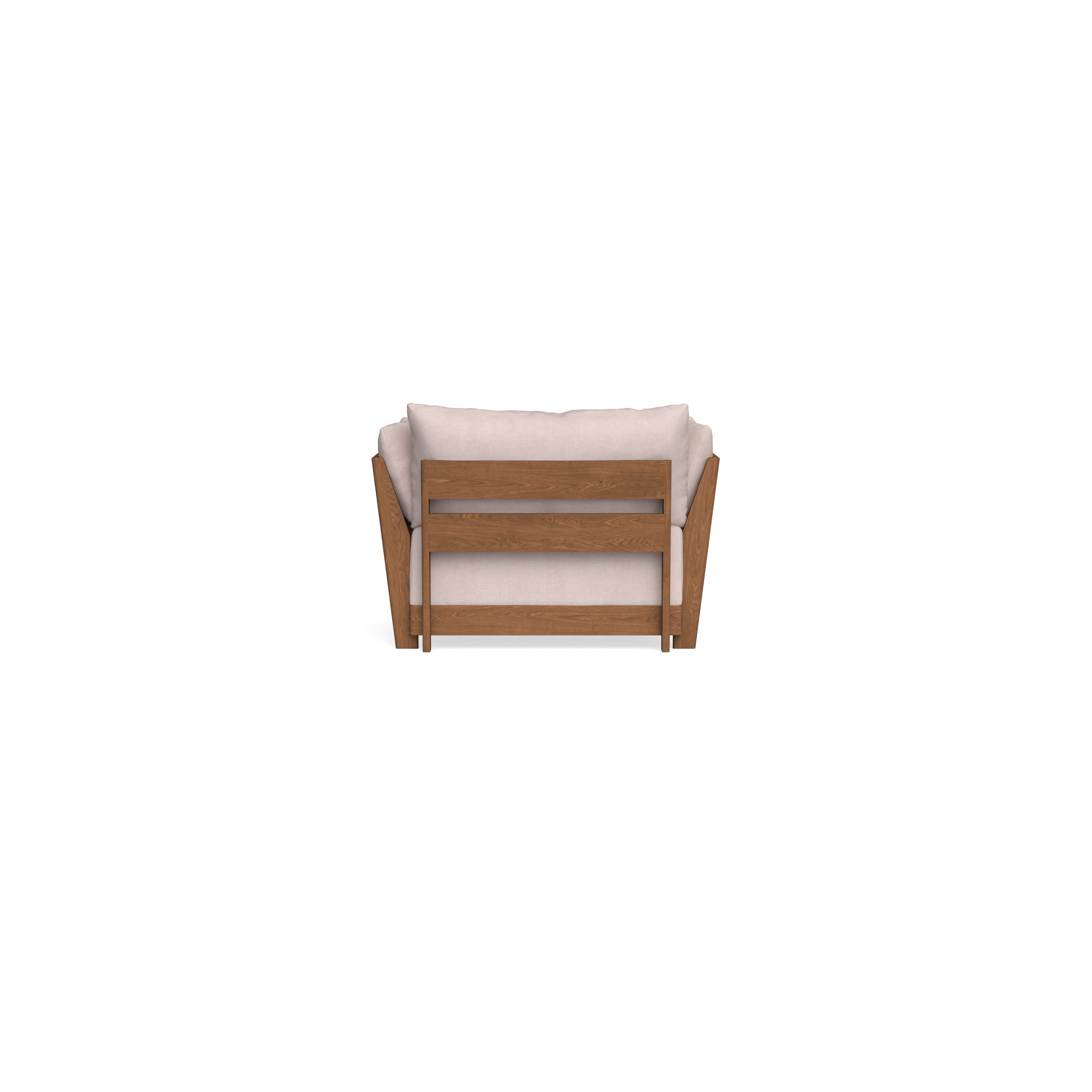Modular Bondi Espresso Armchair in Blush | Classic Blend