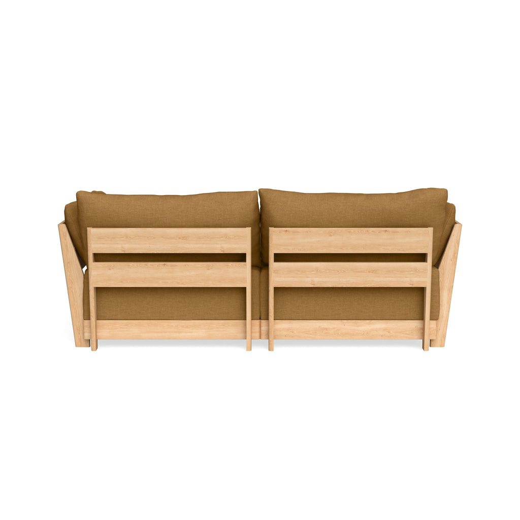 Modular Bondi Latte 2-Seater Sectional in Dijon | Classic Blend