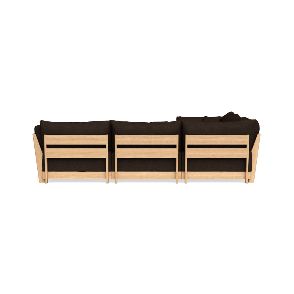Slipcover Only - Modular Bondi 5-Seater Corner Sectional in Espresso