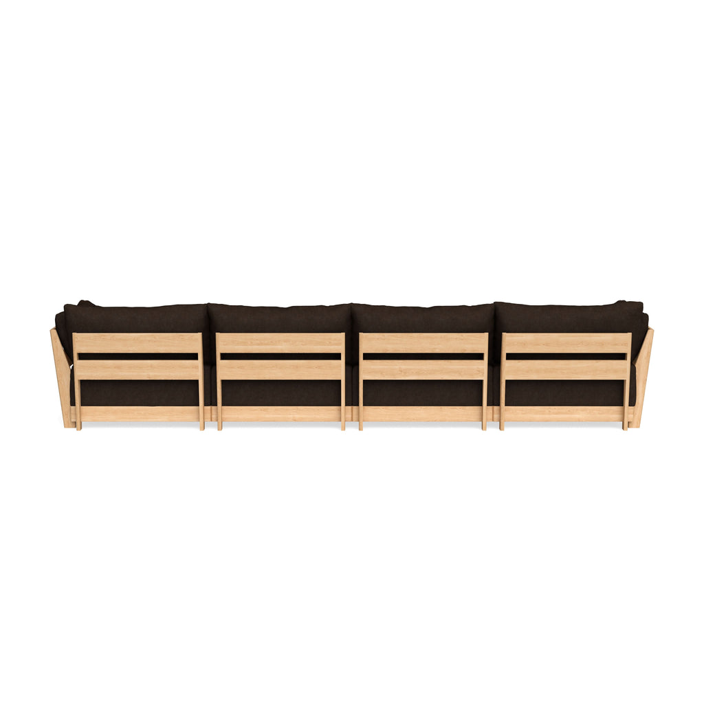 Slipcover Only - Modular Bondi 4-Seater Sofa in Espresso