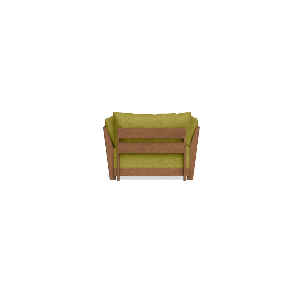 Modular Bondi Espresso Armchair in Avocado | Memory Foam Blend