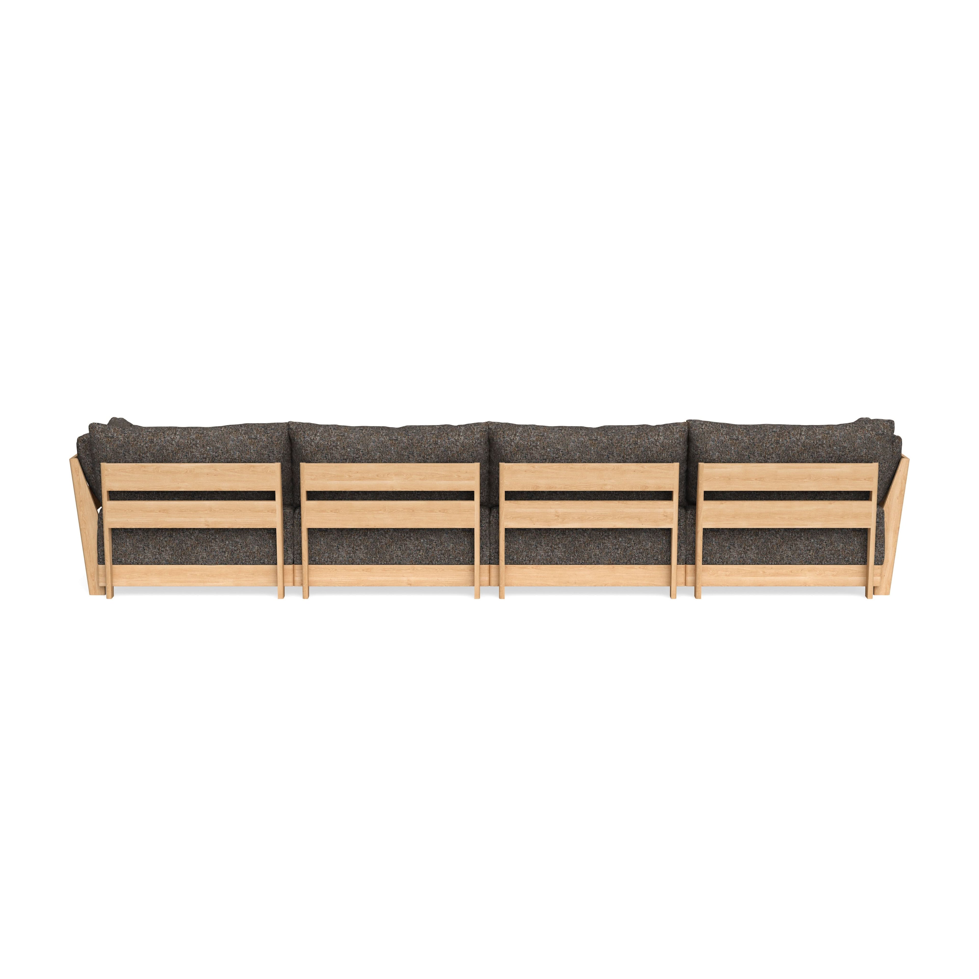 Slipcover Only - Modular Bondi 4-Seater U-Sectional in Eclipse