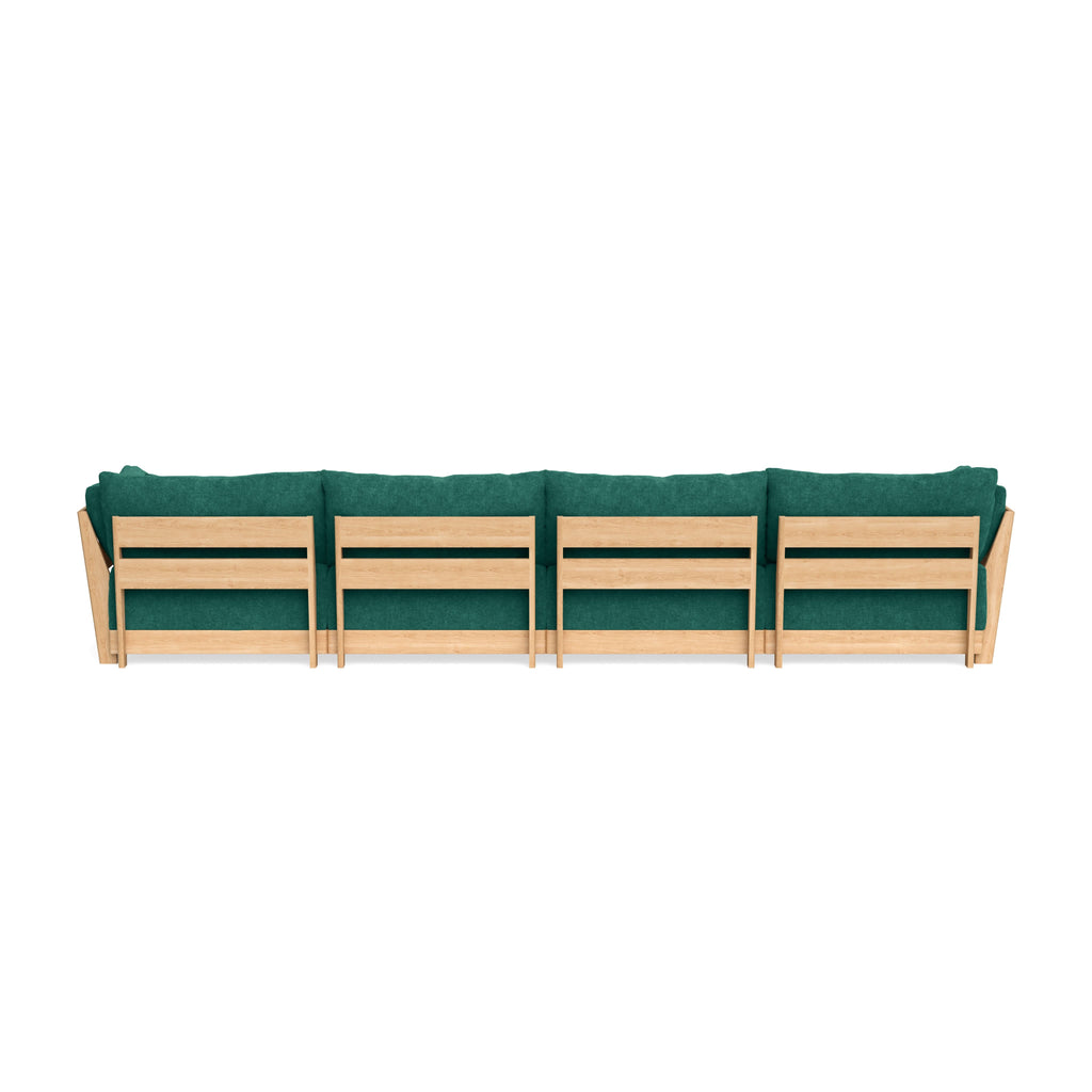 Slipcover Only - Modular Bondi 4-Seater Sofa in Jade Green