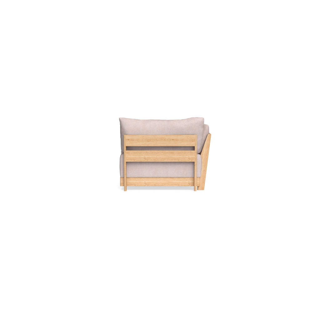 Modular Bondi Latte End Chair in Blush | Classic Blend
