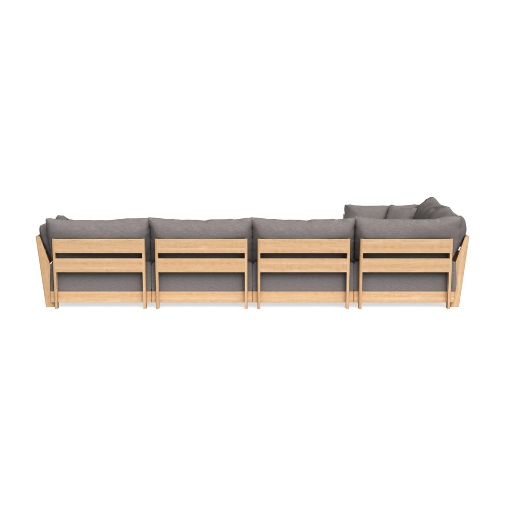 Slipcover Only - Modular Bondi 5-Seater L-Sectional in Cement