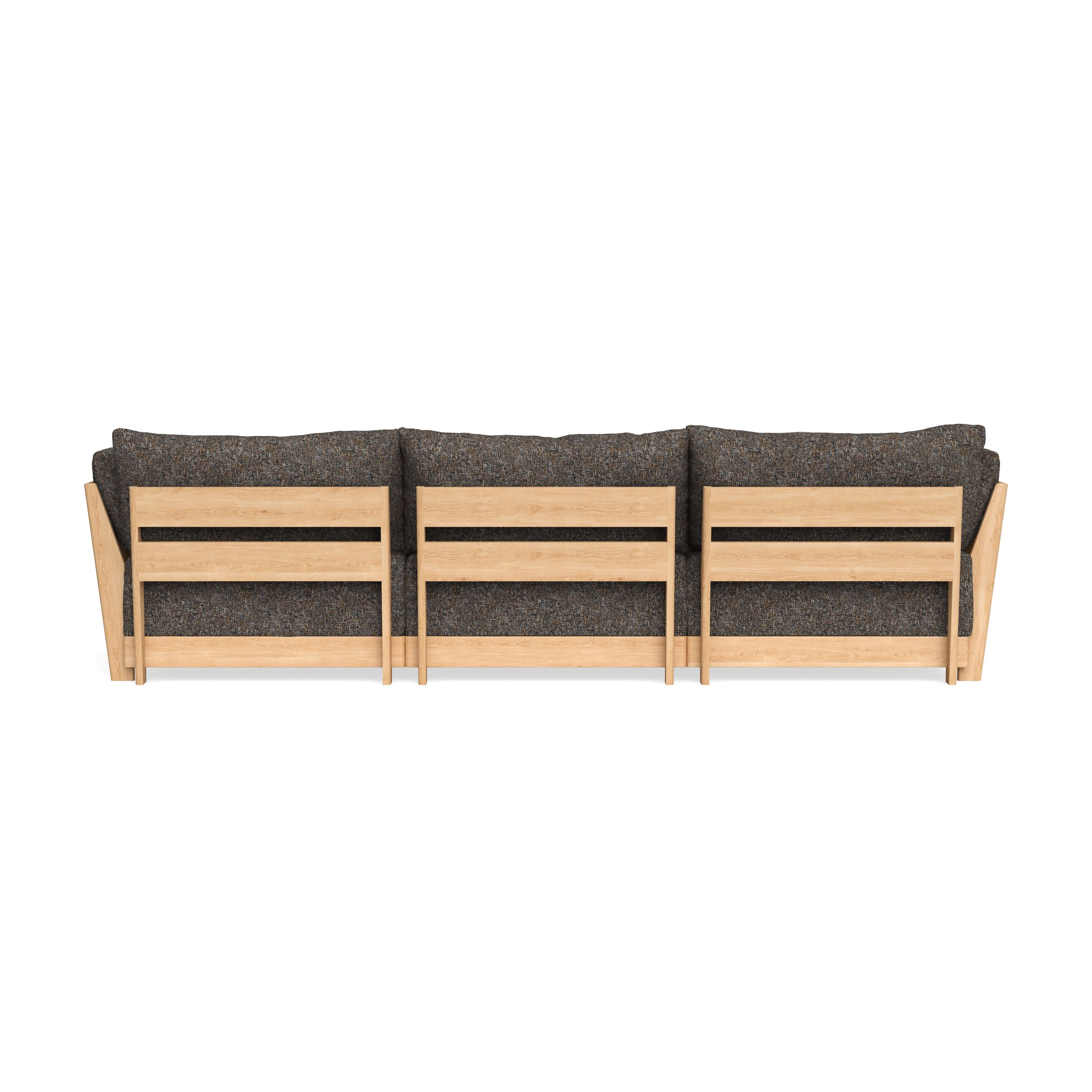 Slipcover Only - Modular Bondi 3-Seater U-Sectional in Eclipse