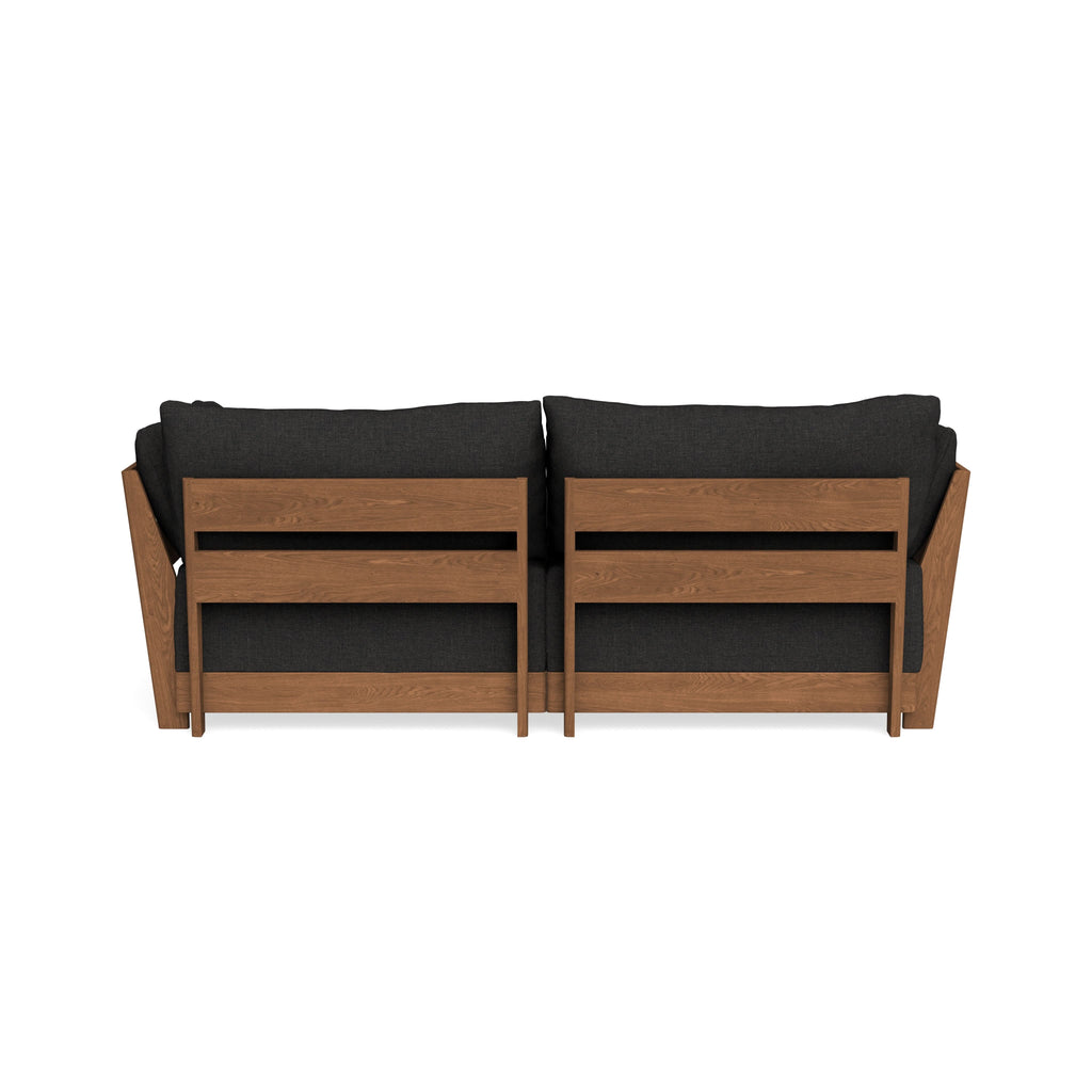 Modular Bondi Espresso 2-Seater Sectional in Peppercorn | Classic Blend