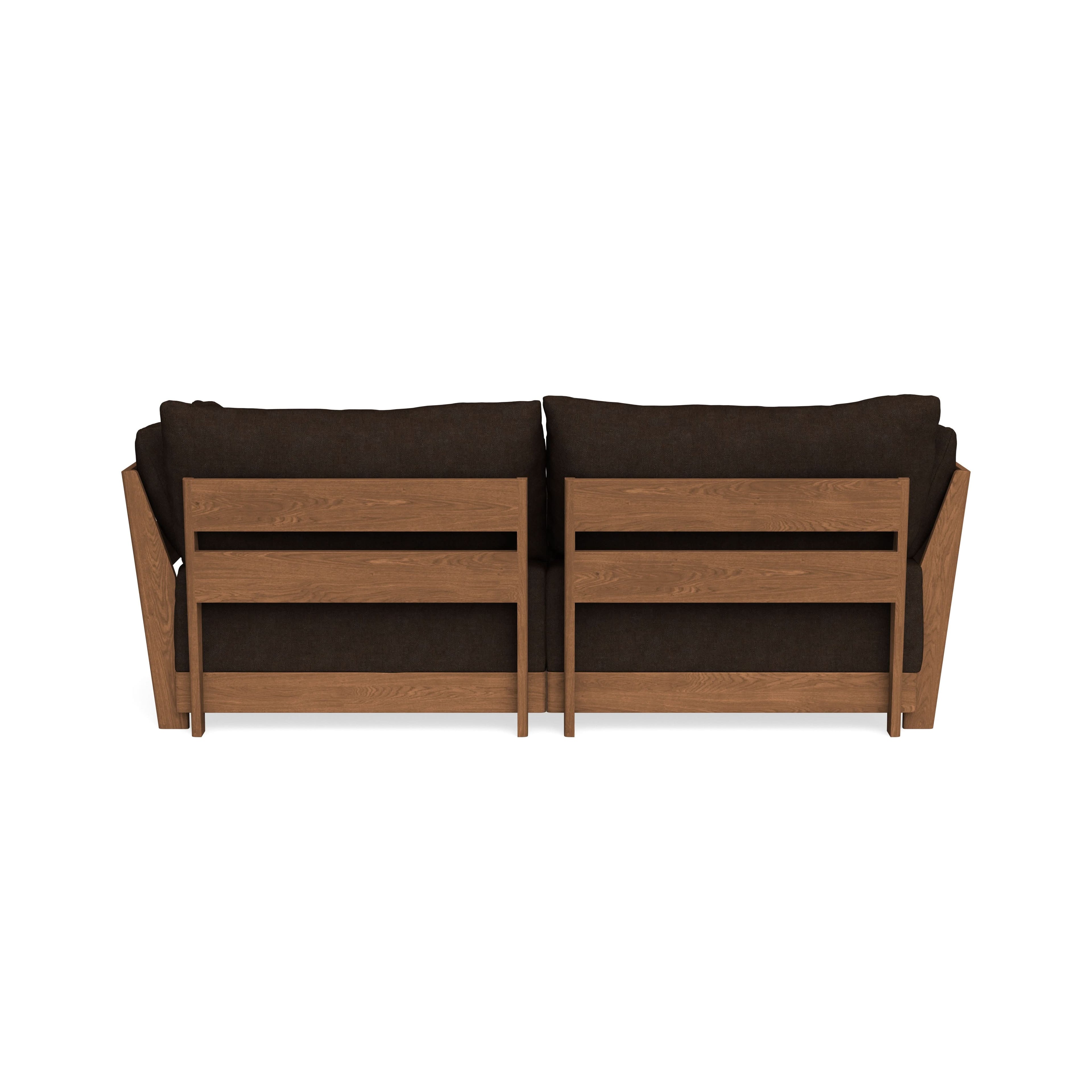 Modular Bondi Espresso 2-Seater Sectional in Espresso | Classic Blend