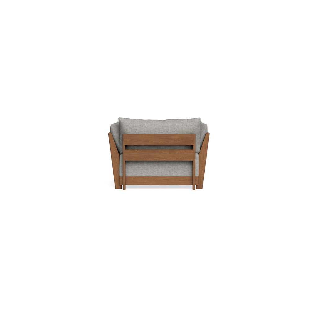 Modular Bondi Espresso Armchair in Fog | Memory Foam Blend