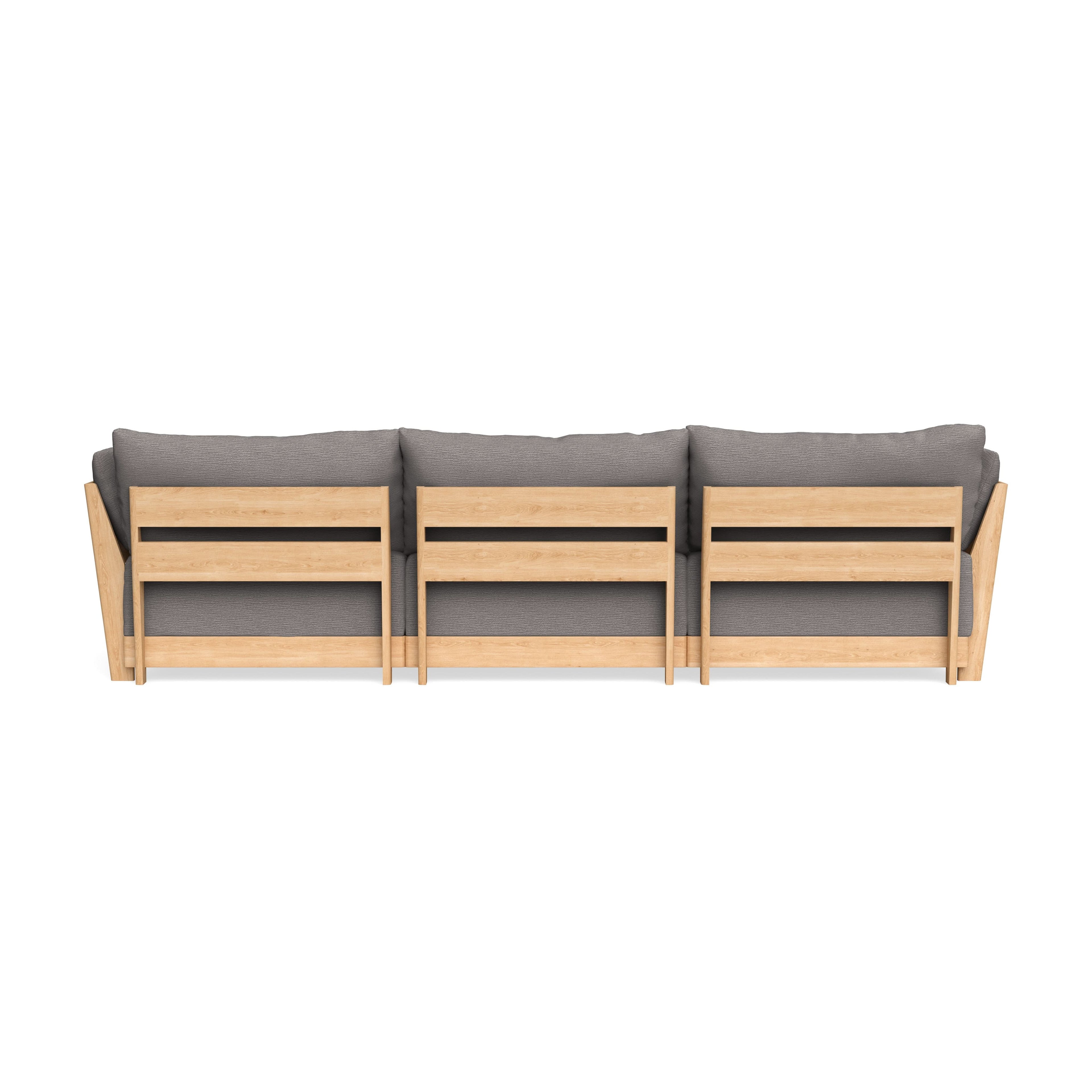 Slipcover Only - Modular Bondi 3-Seater U-Sectional in Cement