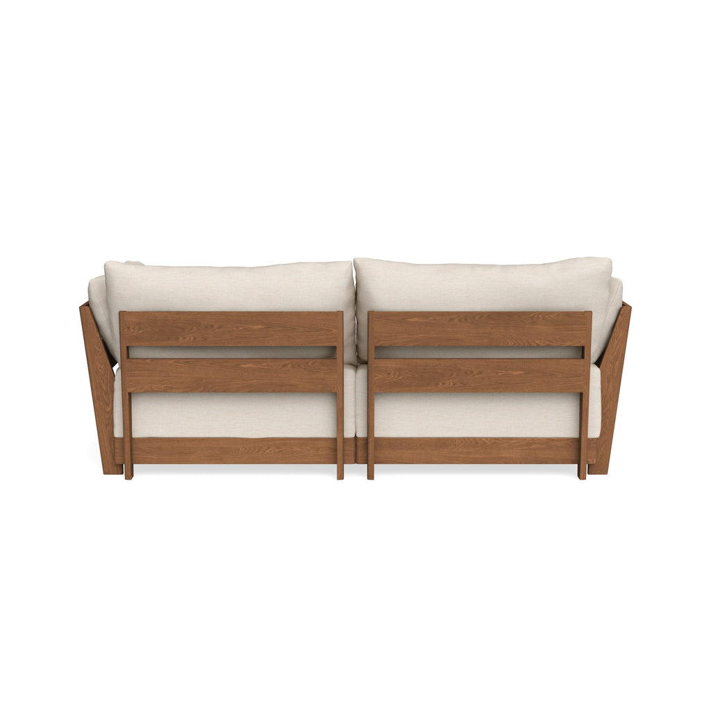 Modular Bondi Espresso 2-Seater Sofa in Seashell | Classic Blend
