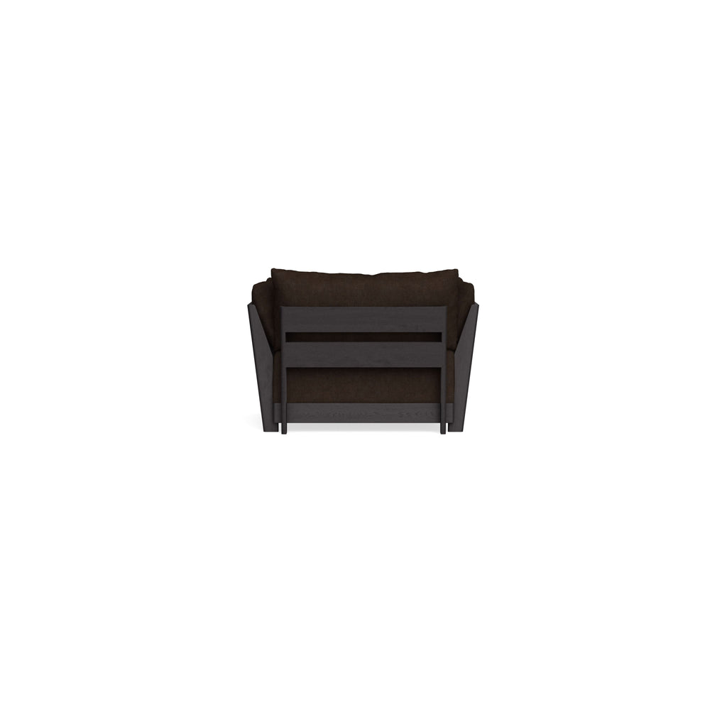 Modular Bondi Black Armchair in Espresso | Memory Foam Blend
