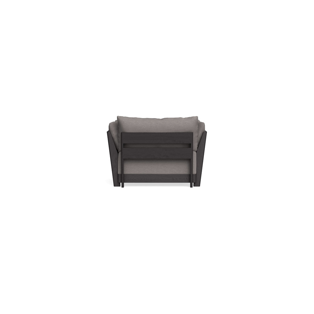 Modular Bondi Black Armchair in Cement | Memory Foam Blend