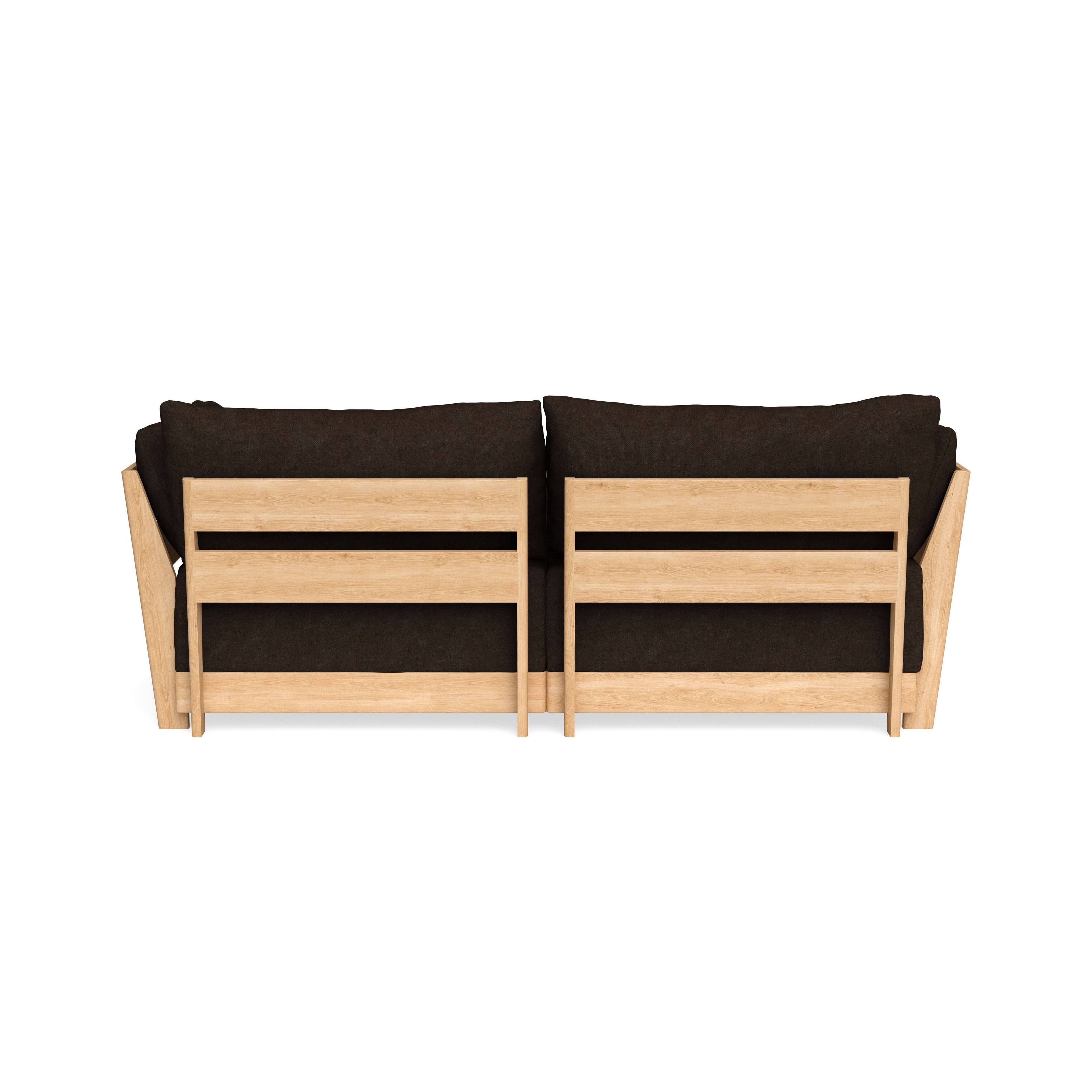 Modular Bondi Latte 2-Seater Sectional in Espresso | Classic Blend