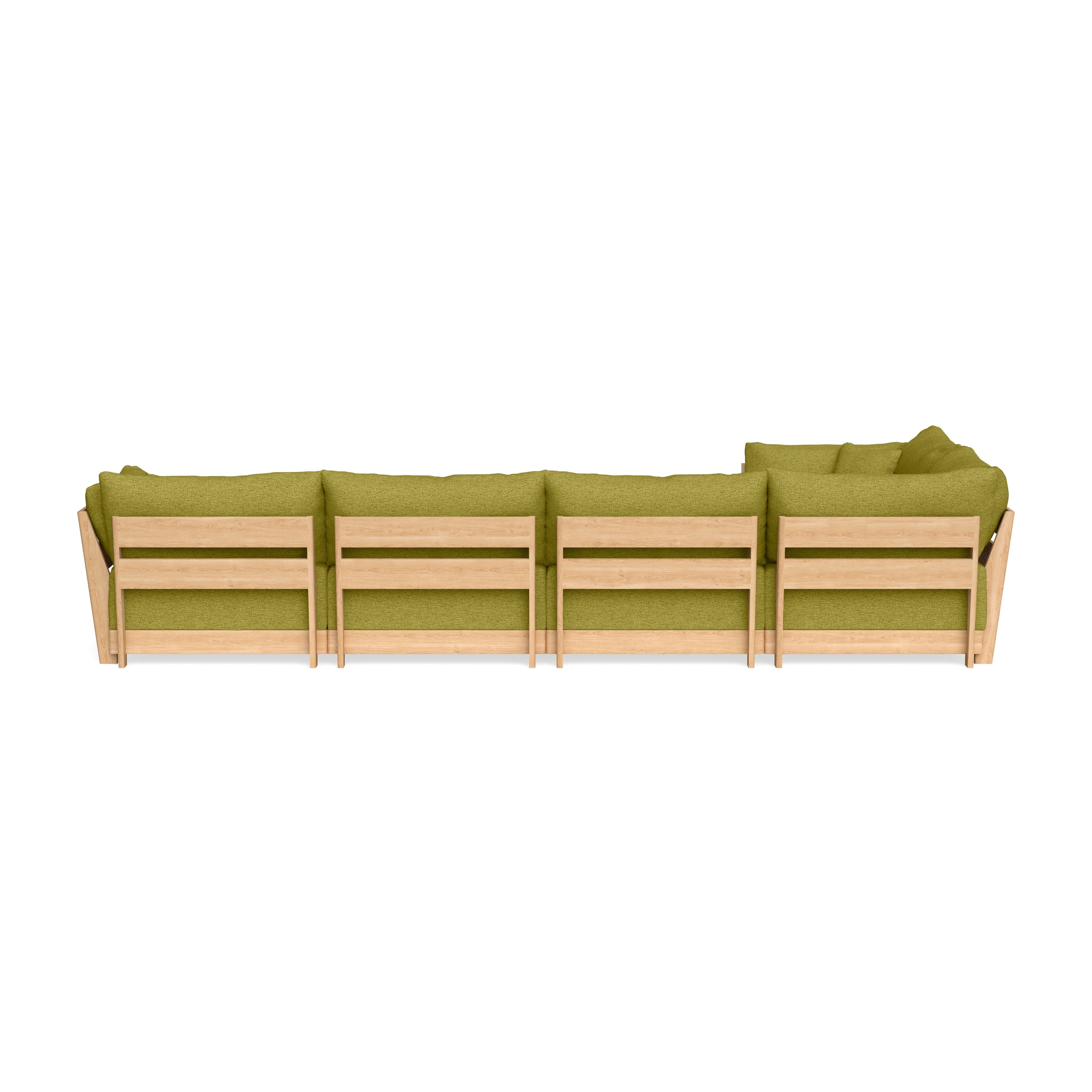 Slipcover Only - Modular Bondi 5-Seater L-Sectional in Avocado
