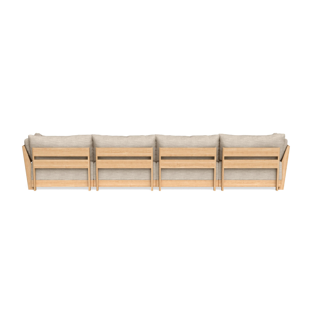 Slipcover Only - Modular Bondi 4-Seater U-Sectional in Wheat