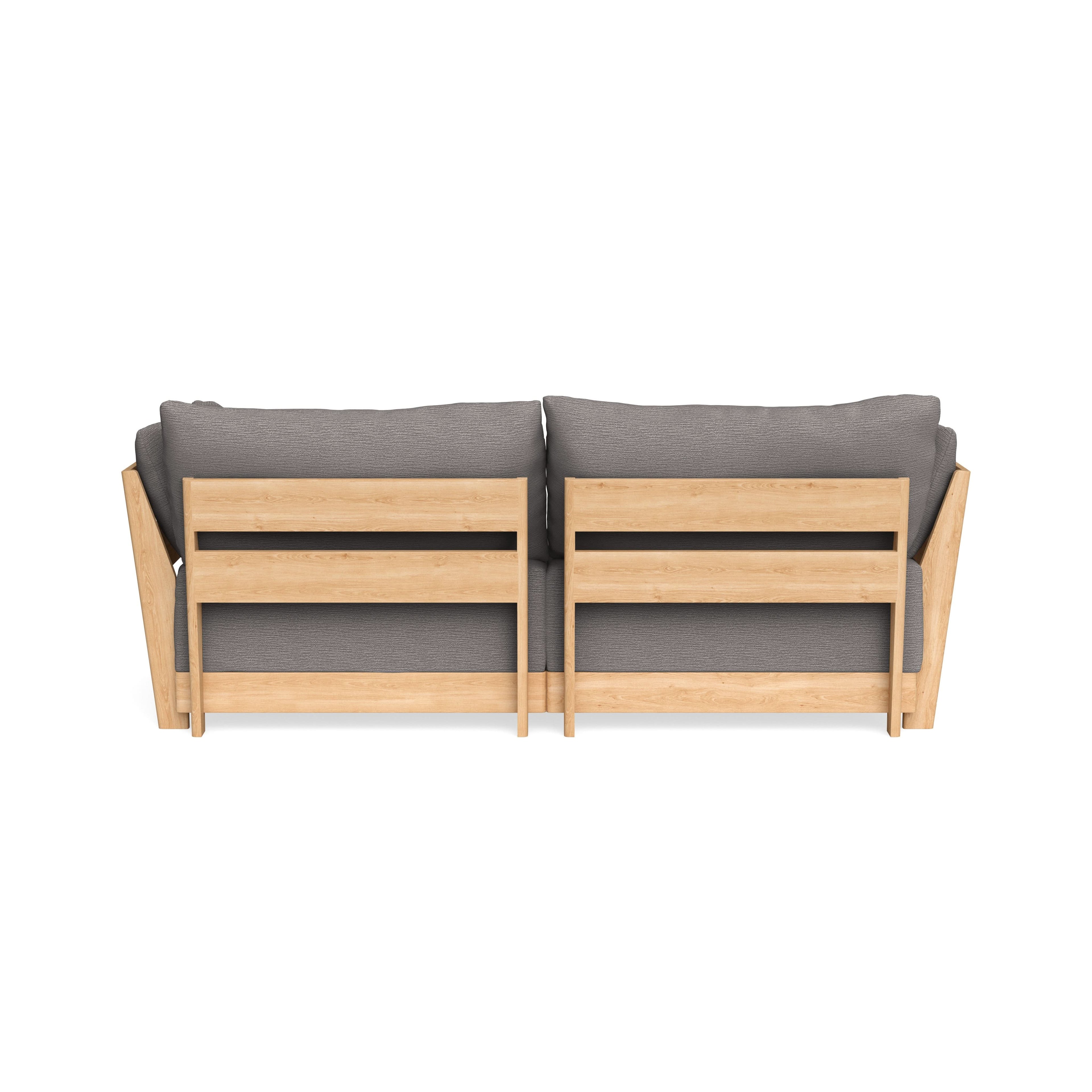 Modular Bondi Latte 2-Seater Sofa in Cement | Classic Blend