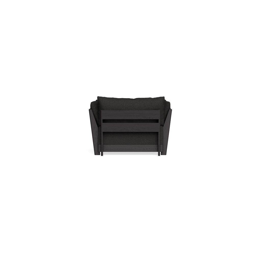 Modular Bondi Black Armchair in Peppercorn | Classic Blend